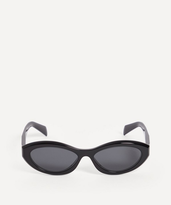 Prada - Oval Acetate Sunglasses