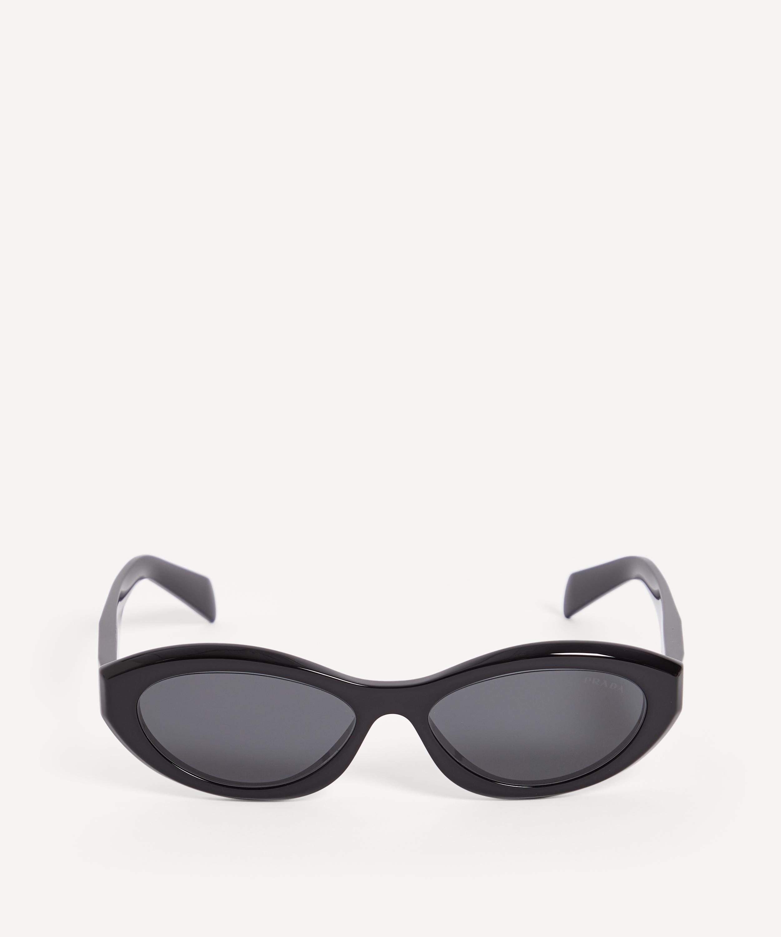 Prada - Oval Acetate Sunglasses