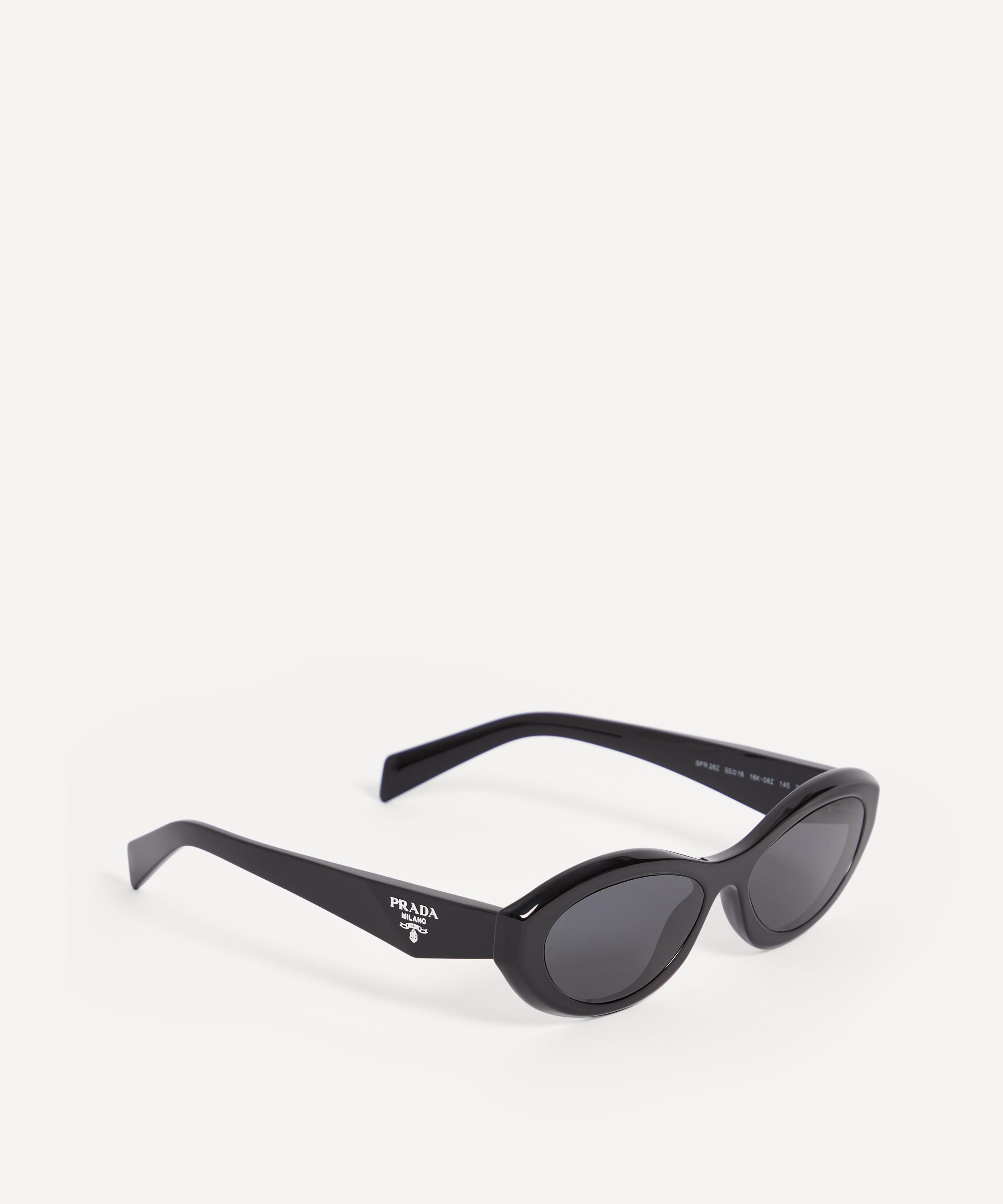 Prada - Oval Acetate Sunglasses image number 2