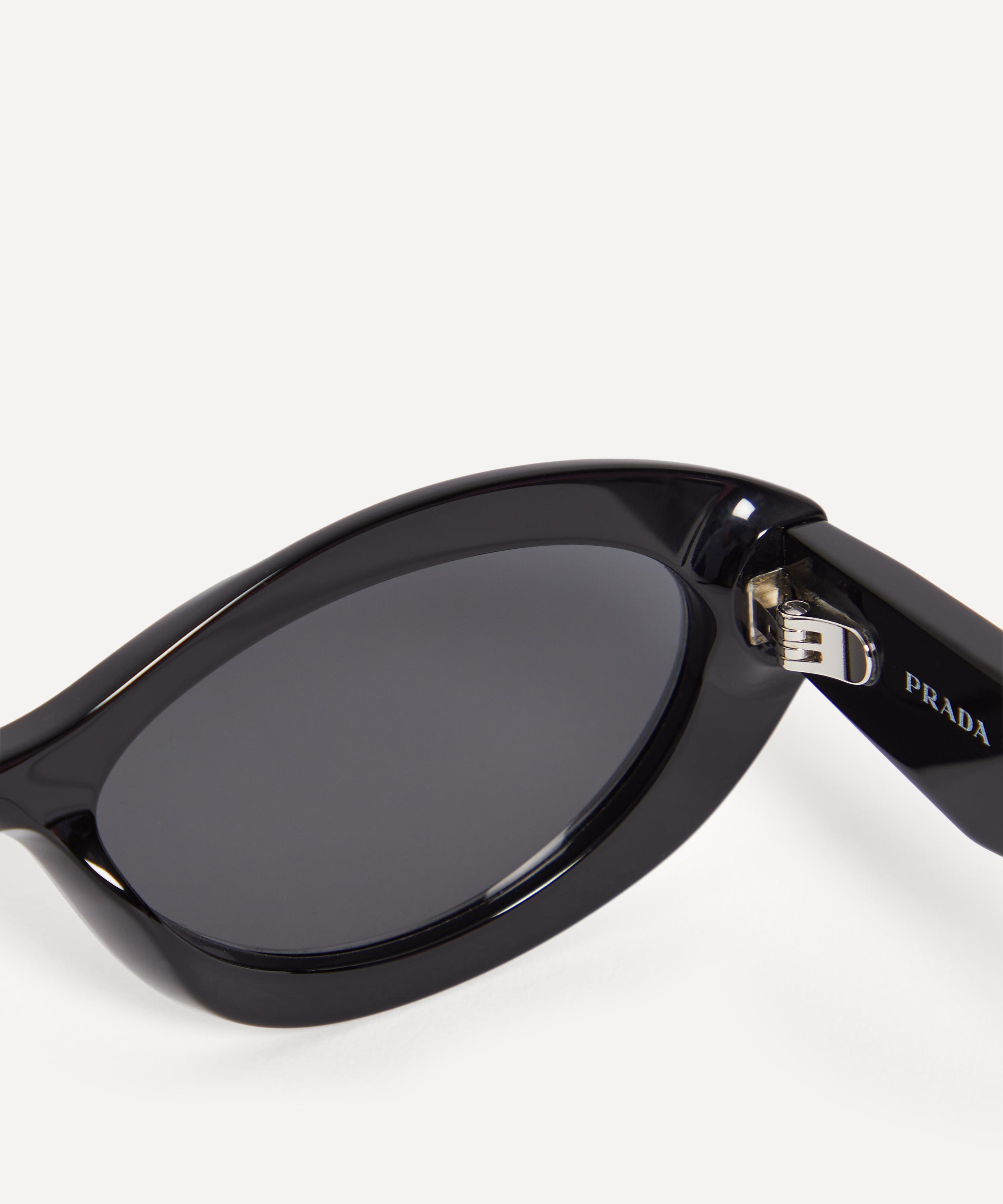 Prada - Oval Acetate Sunglasses image number 3