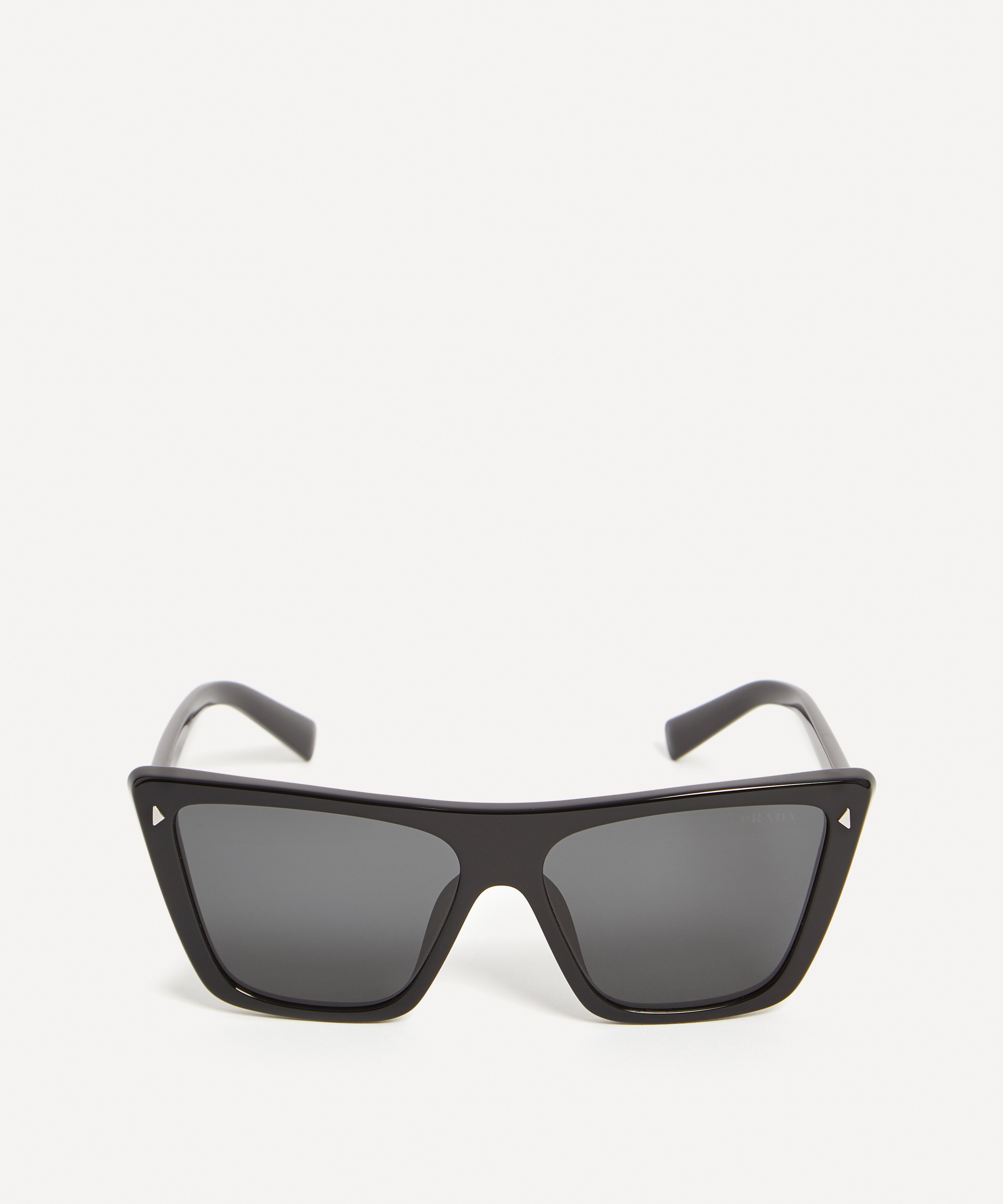 Prada - Oversized Angular Acetate Sunglasses image number 0