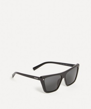 Prada - Oversized Angular Acetate Sunglasses image number 2