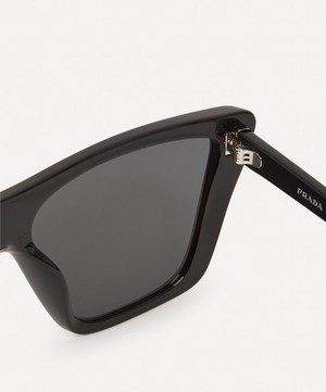 Prada - Oversized Angular Acetate Sunglasses image number 3