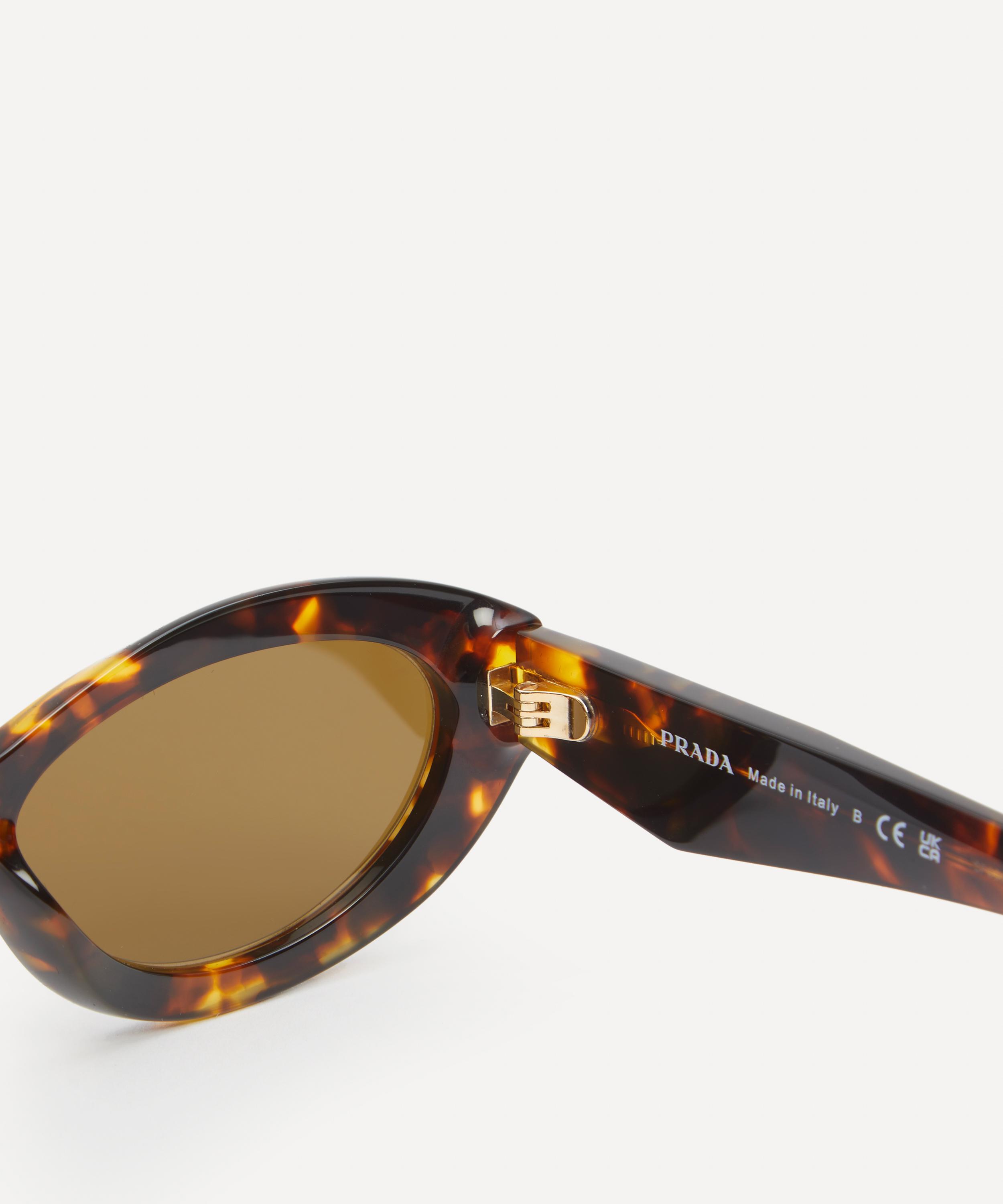 Prada - Oval Acetate Sunglasses image number 2