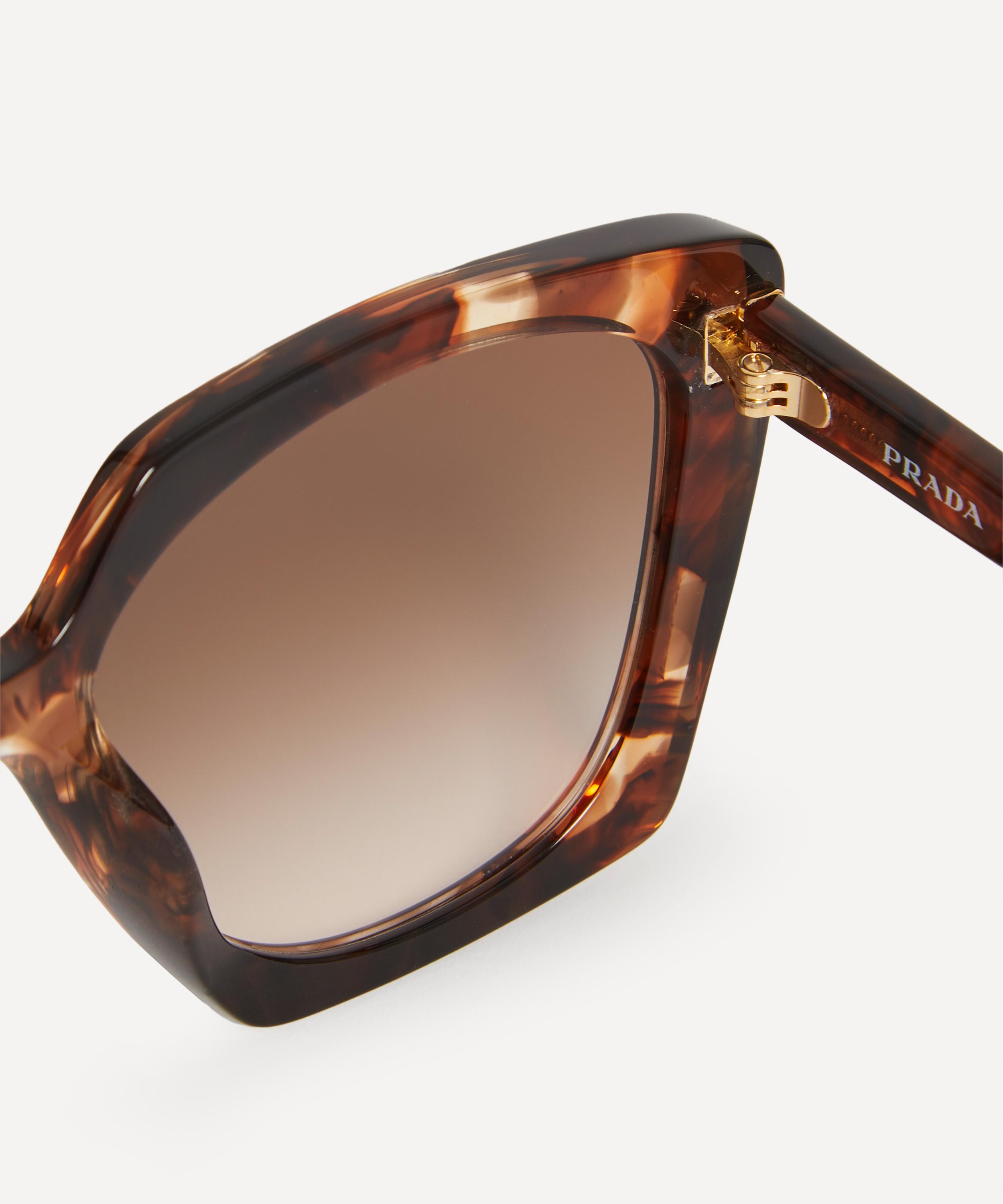 Prada - Oversized Square Acetate Sunglasses image number 3