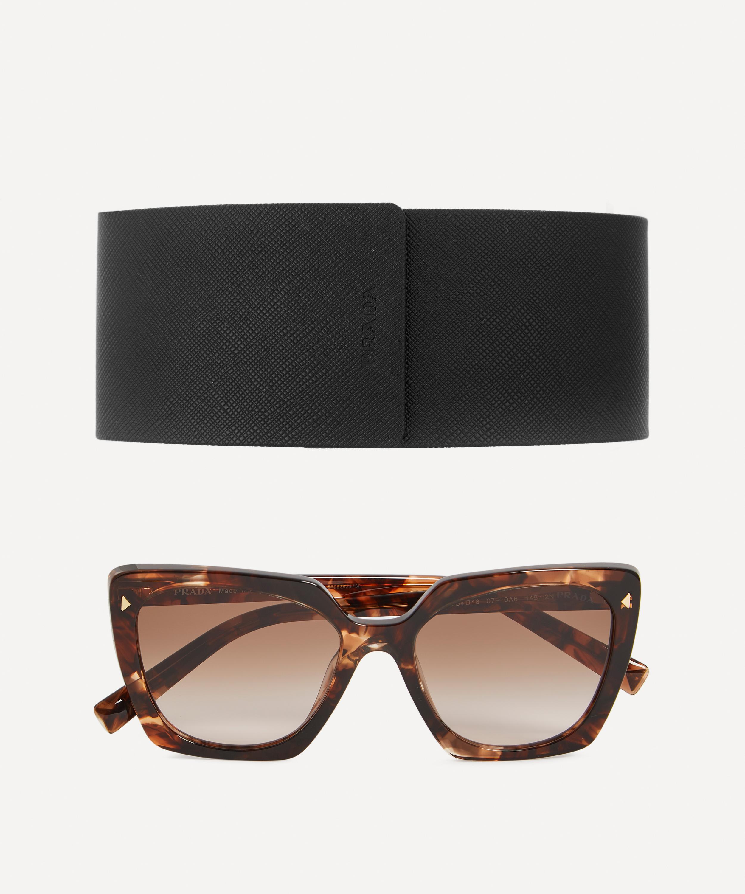 Prada - Oversized Square Acetate Sunglasses image number 4