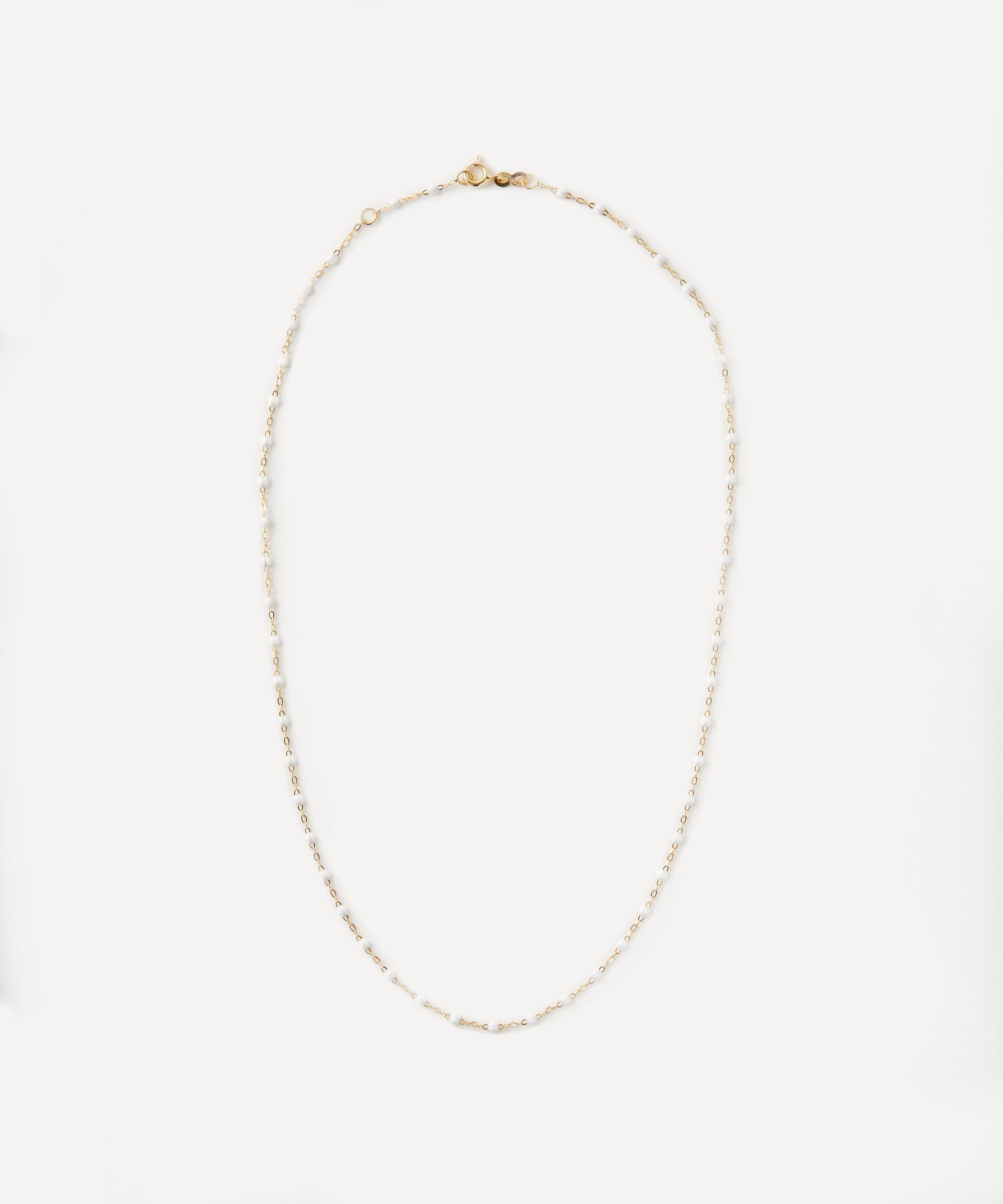 Gigi Clozeau - 18ct Gold Classic Gigi Resin Bead Necklace image number 0