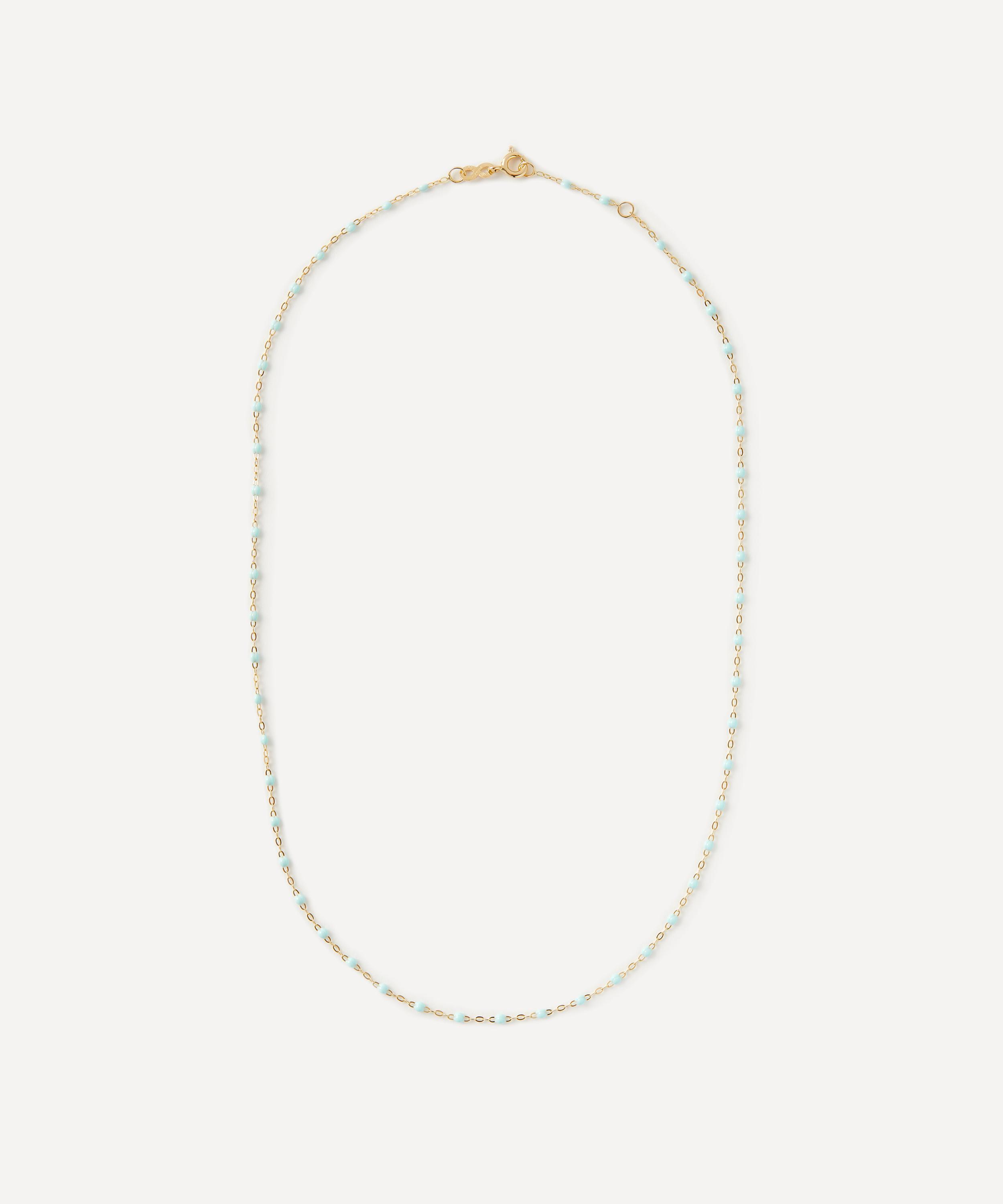 Gigi Clozeau - 18ct Gold Classic Gigi Resin Bead Necklace image number 0