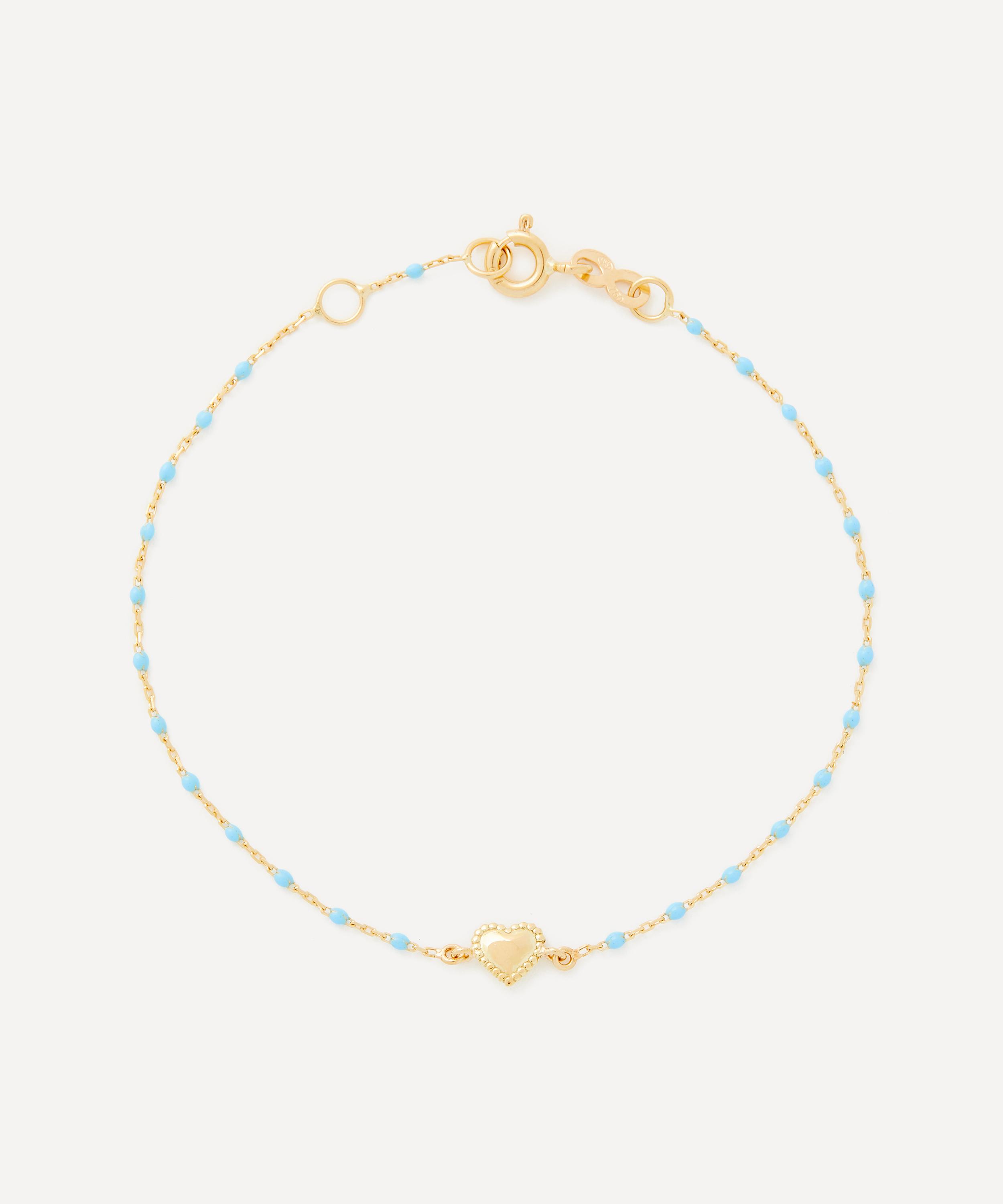 Gigi Clozeau - 18ct Gold Lucky Heart Classic Gigi Bead Bracelet image number 0