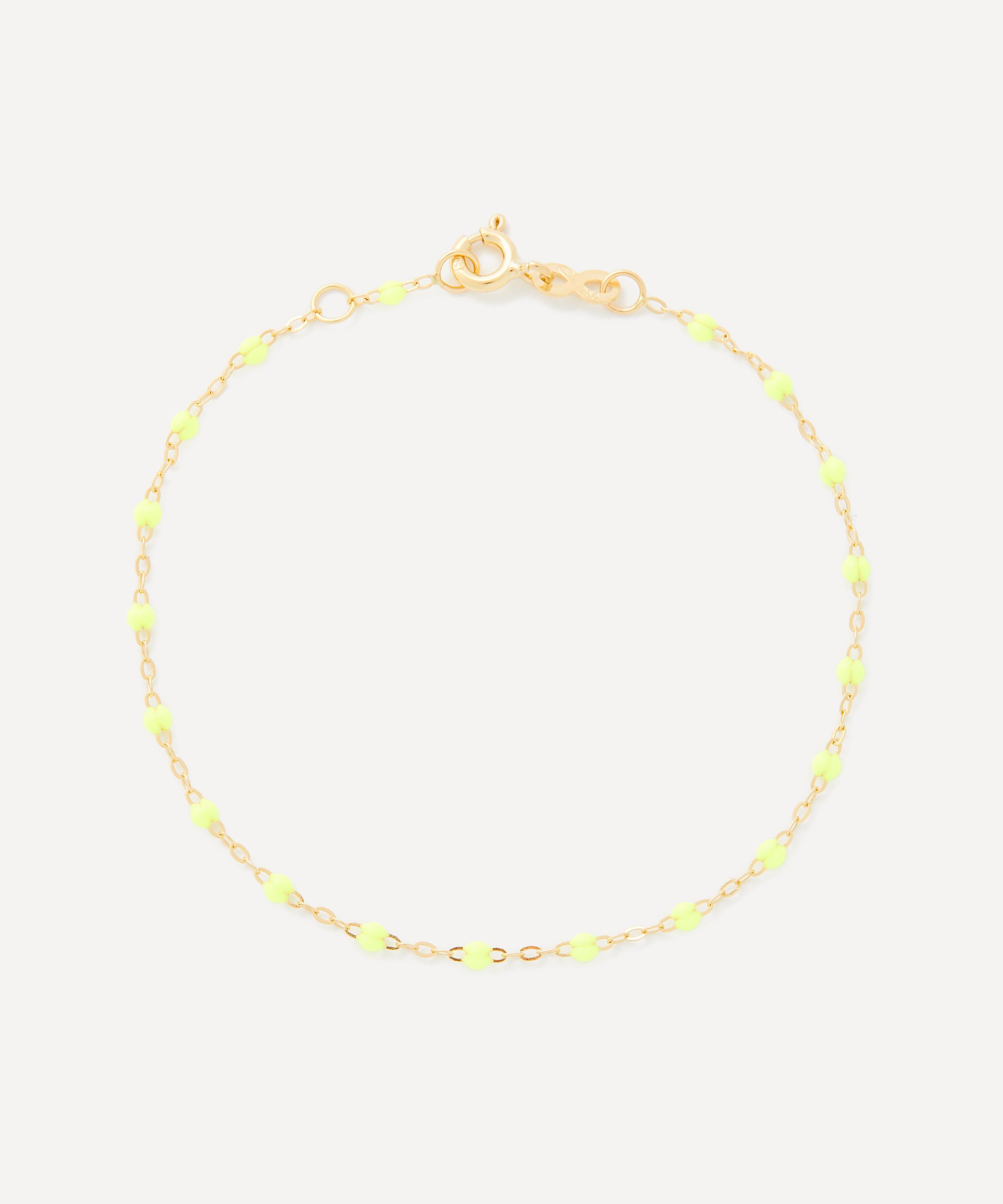 Gigi Clozeau - 18ct Gold Classic Gigi Resin Bead Bracelet image number 0