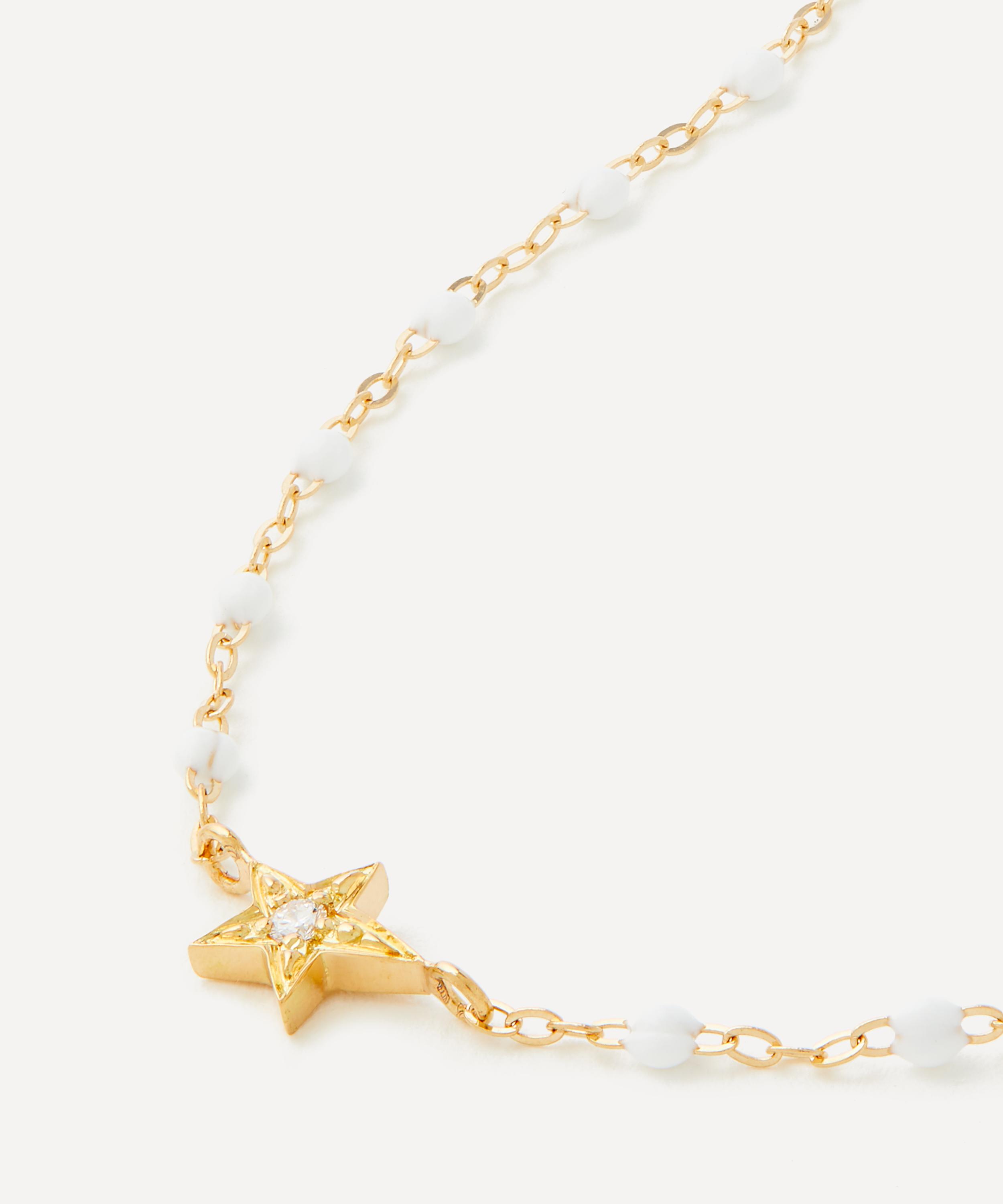 Gigi Clozeau - 18ct Gold Etoile Classic Star Bead Necklace image number 0