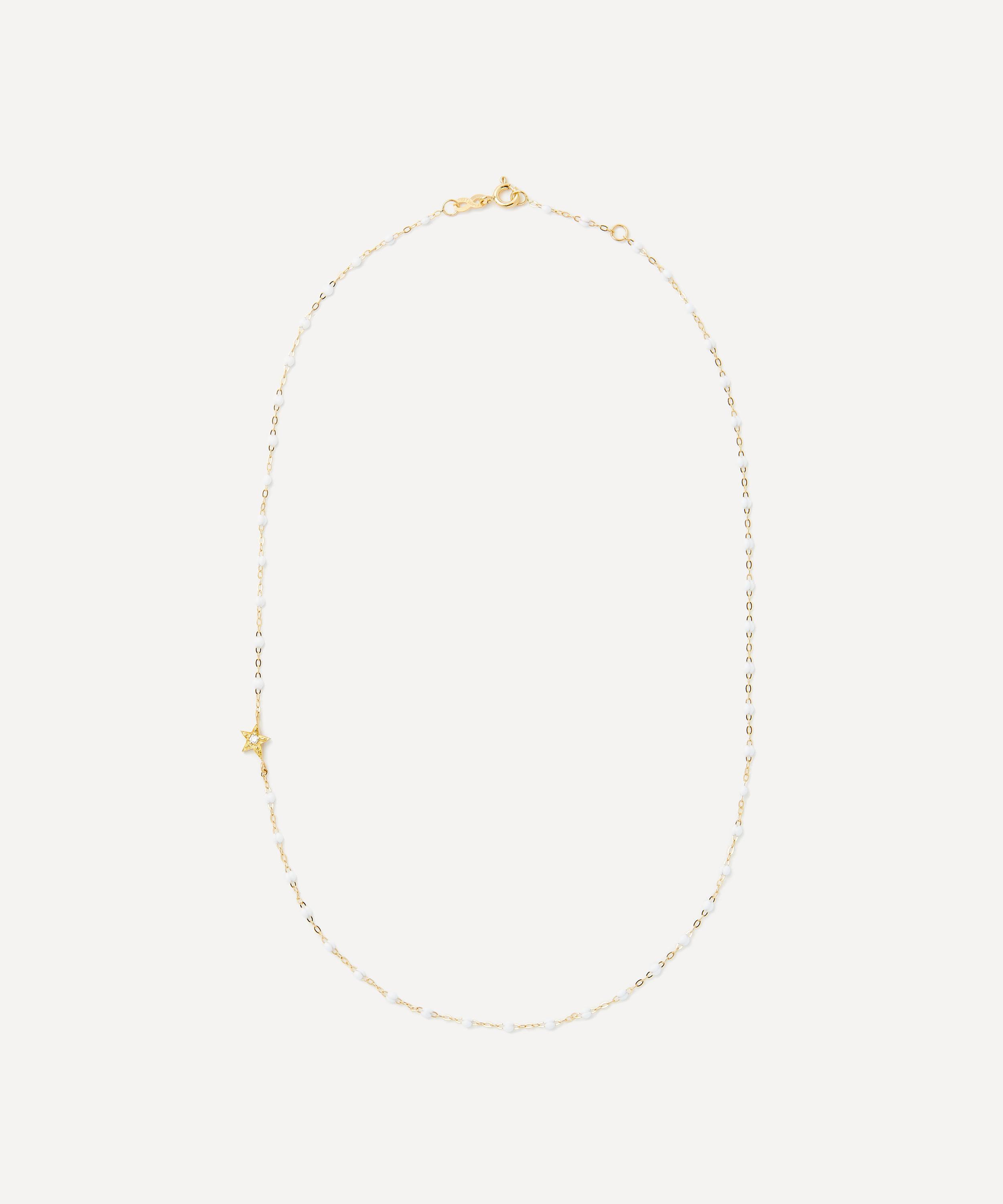 Gigi Clozeau - 18ct Gold Etoile Classic Star Bead Necklace image number 2