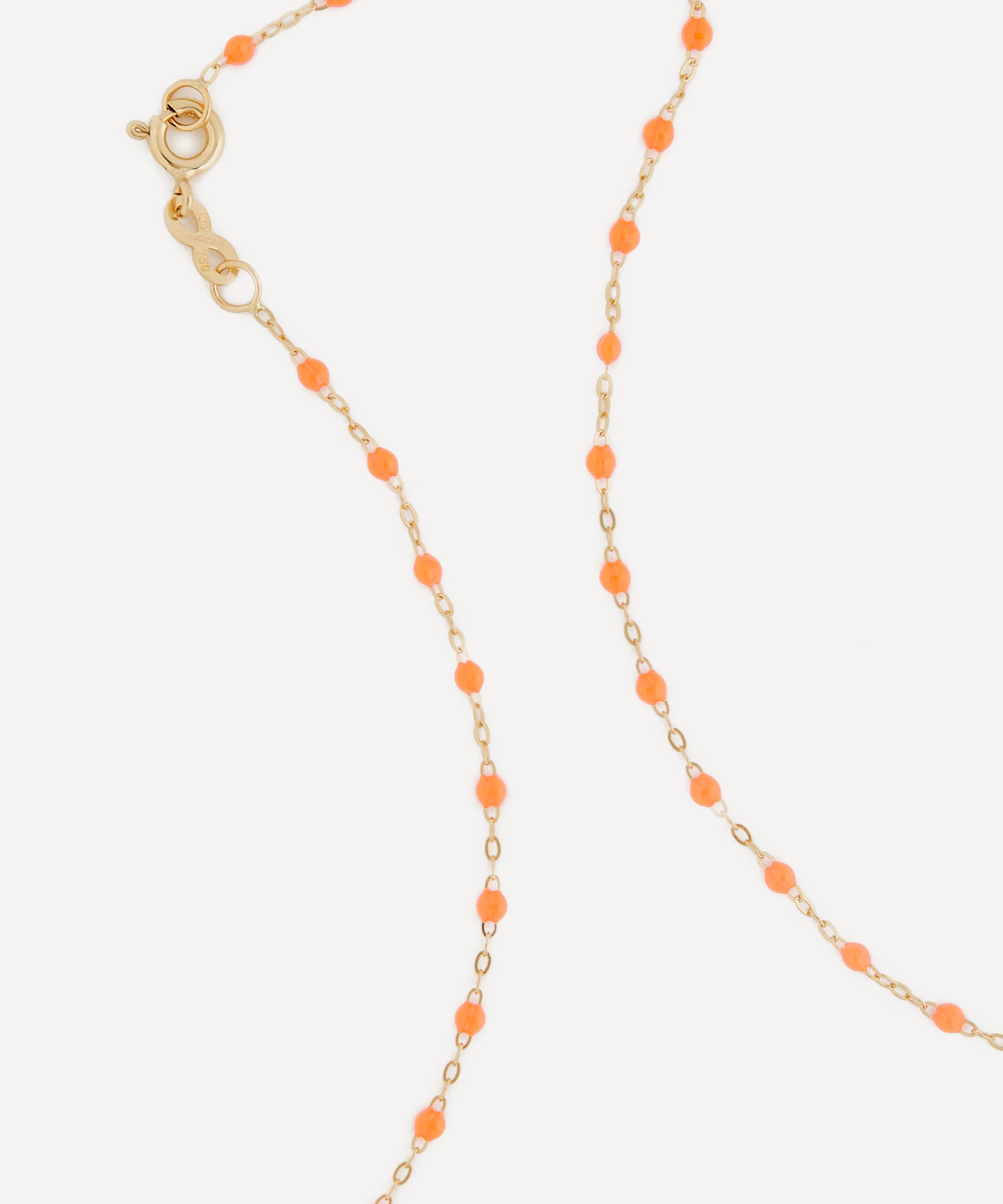 Gigi Clozeau - 18ct Gold Classic Gigi Resin Bead Necklace image number 2