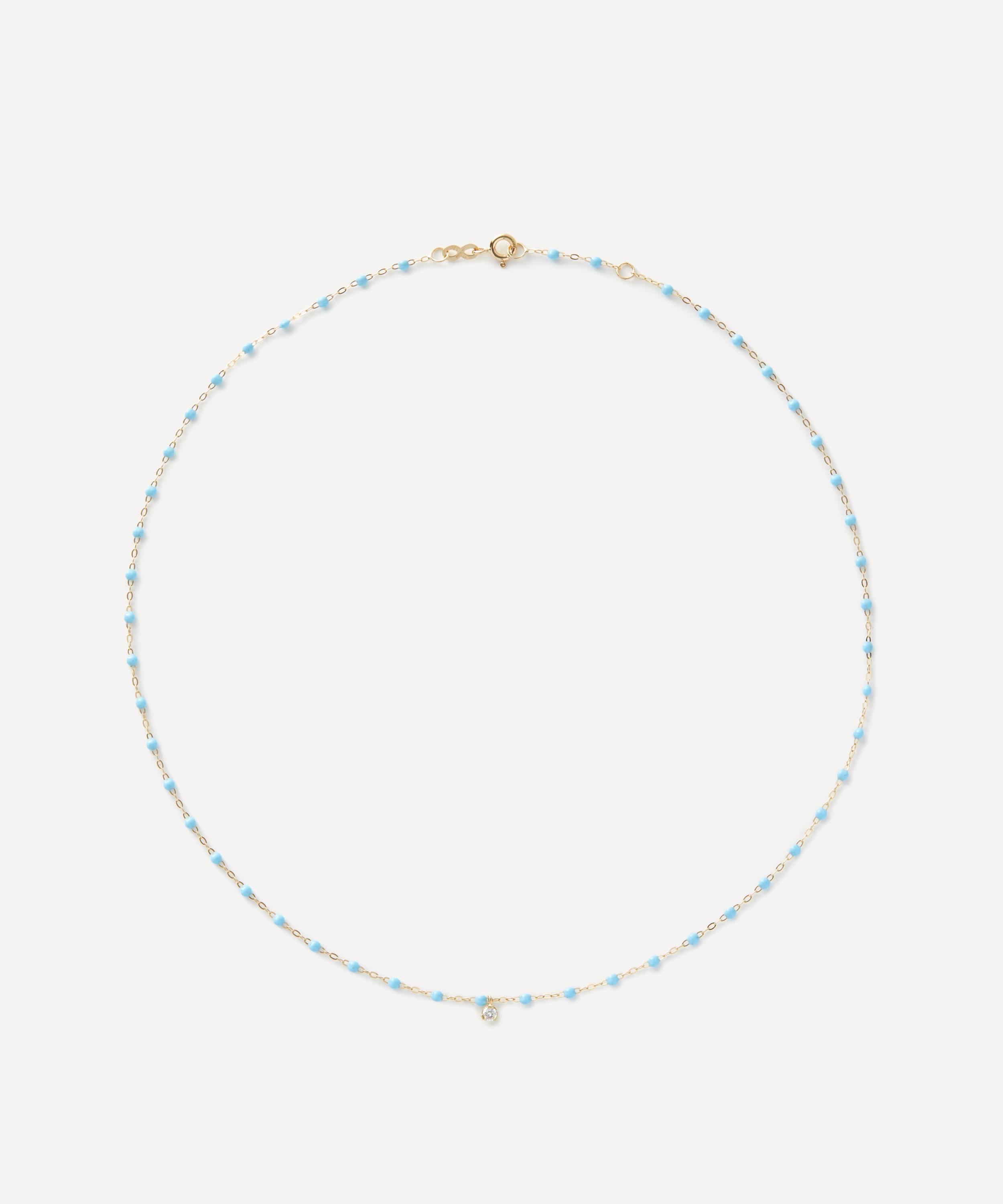 Gigi Clozeau - 18ct Gold Classic Gigi Supreme Diamond And Resin Bead Necklace