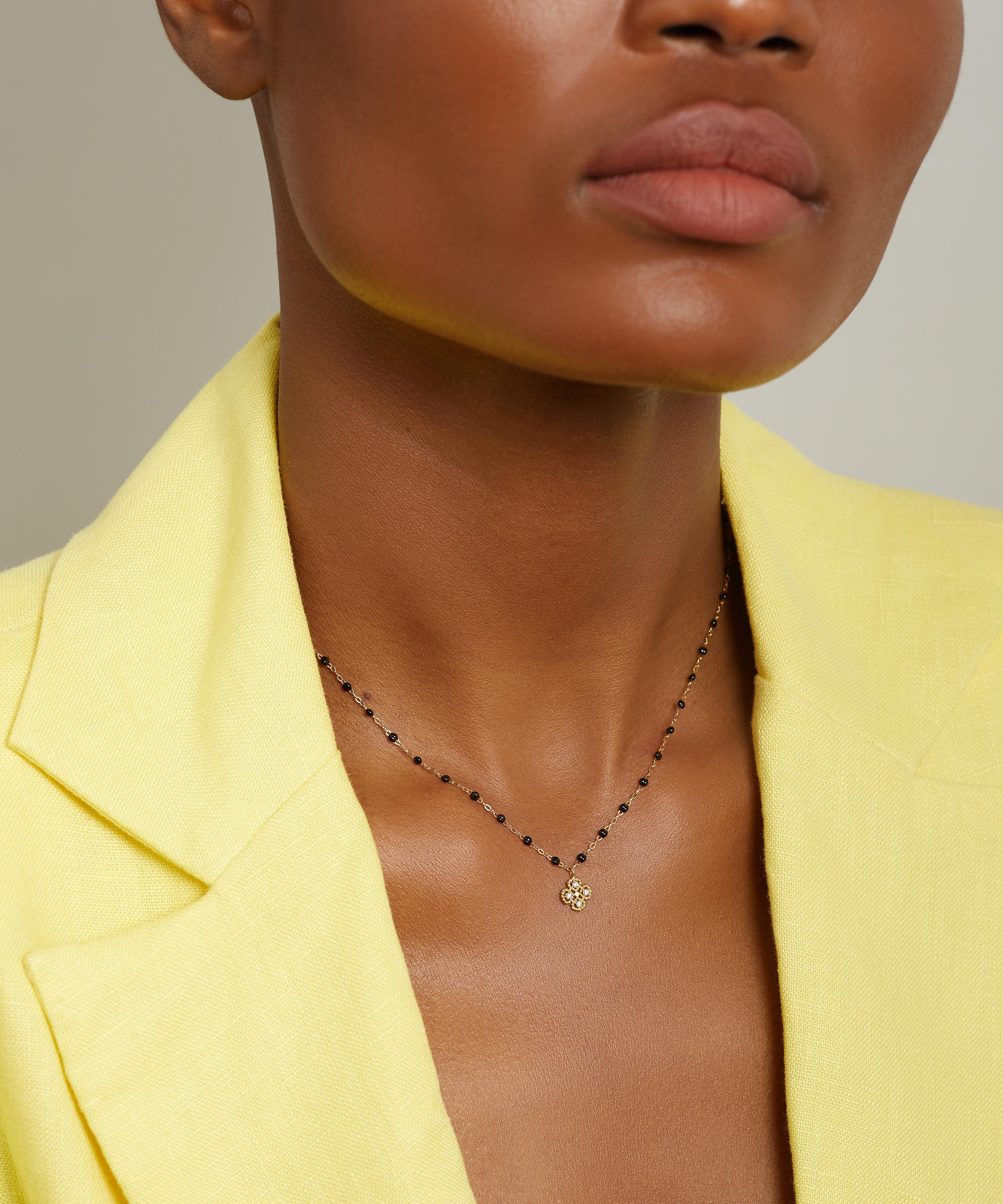 Gigi Clozeau - 18ct Gold Lucky Classic Gigi Bead Necklace image number 1