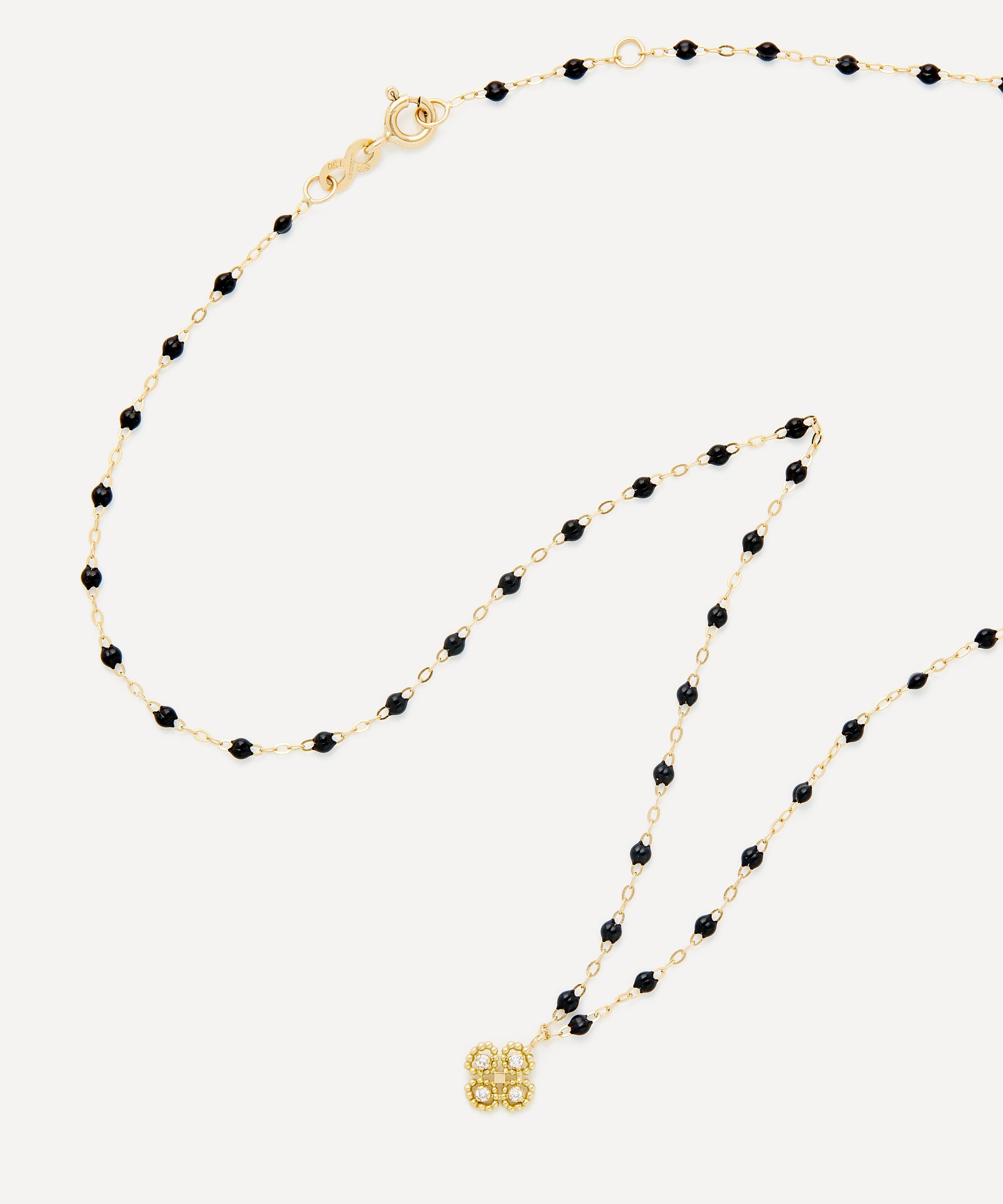 Gigi Clozeau - 18ct Gold Lucky Classic Gigi Bead Necklace image number 3