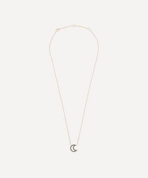Roxanne First - 14ct Rose Gold Once in a Blue Moon Pendant Necklace image number 2