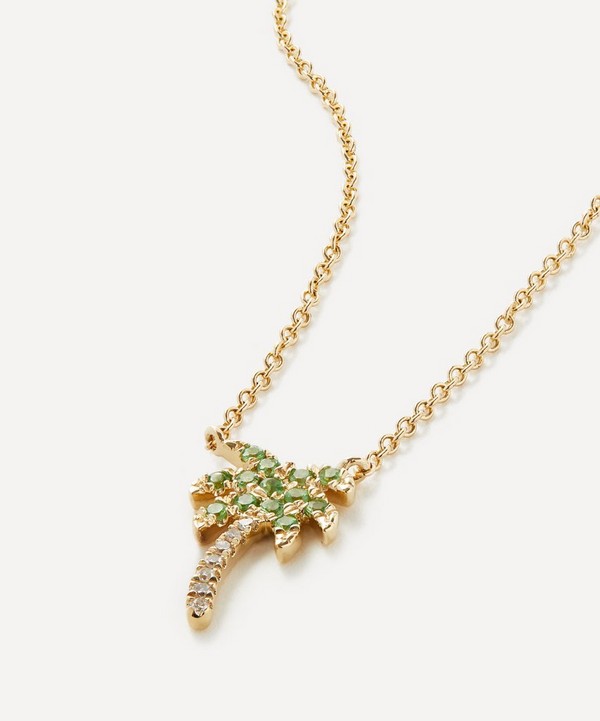 Roxanne First - 14ct Gold Rocky’s Palm Tree Pendant Necklace