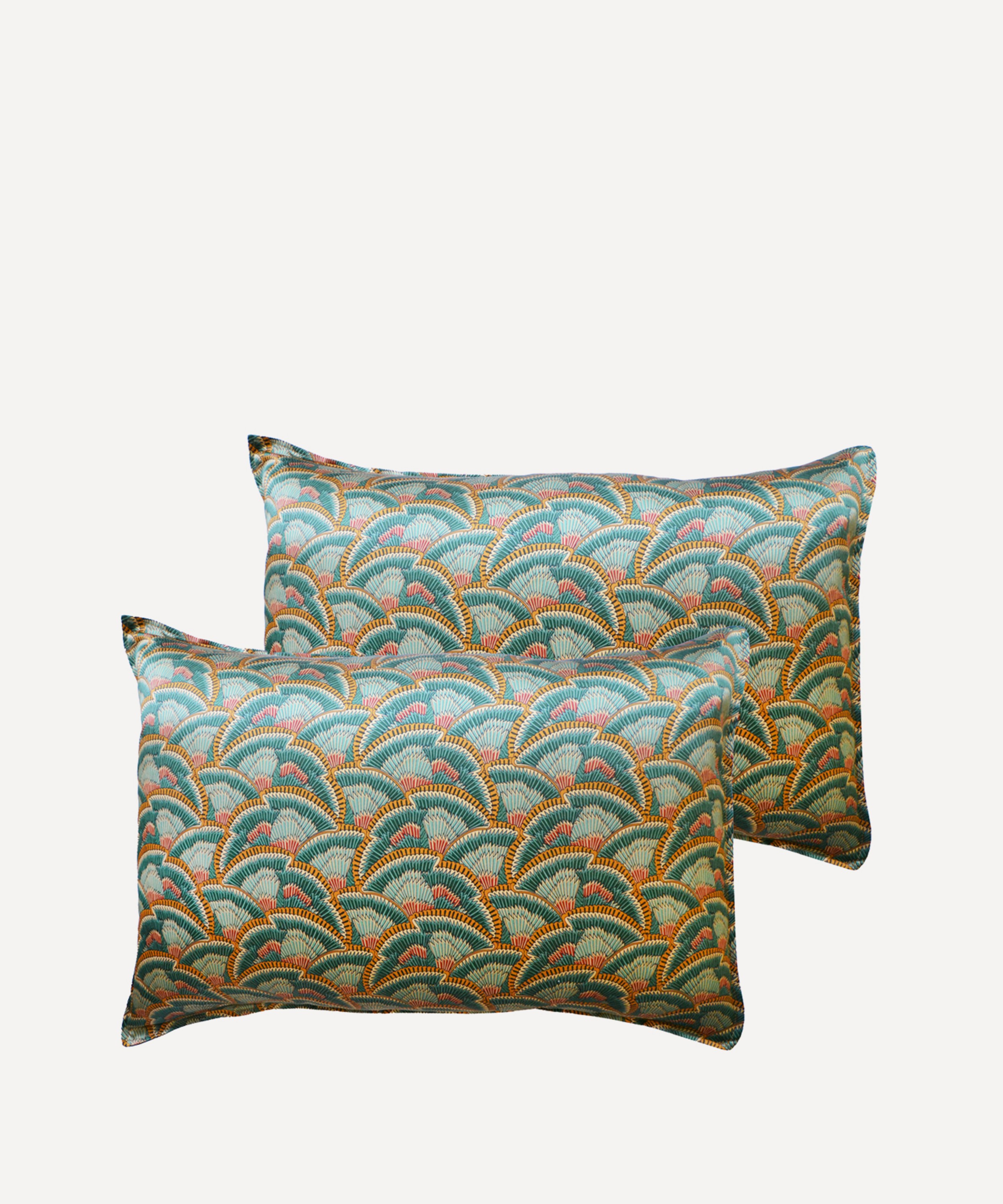 Coco & Wolf - Icarus Wings Silk Pillowcases Set of Two image number 0