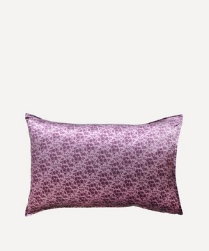 Coco & Wolf - Capel Aubergine Silk Satin Pillowcases Set of Two image number 1