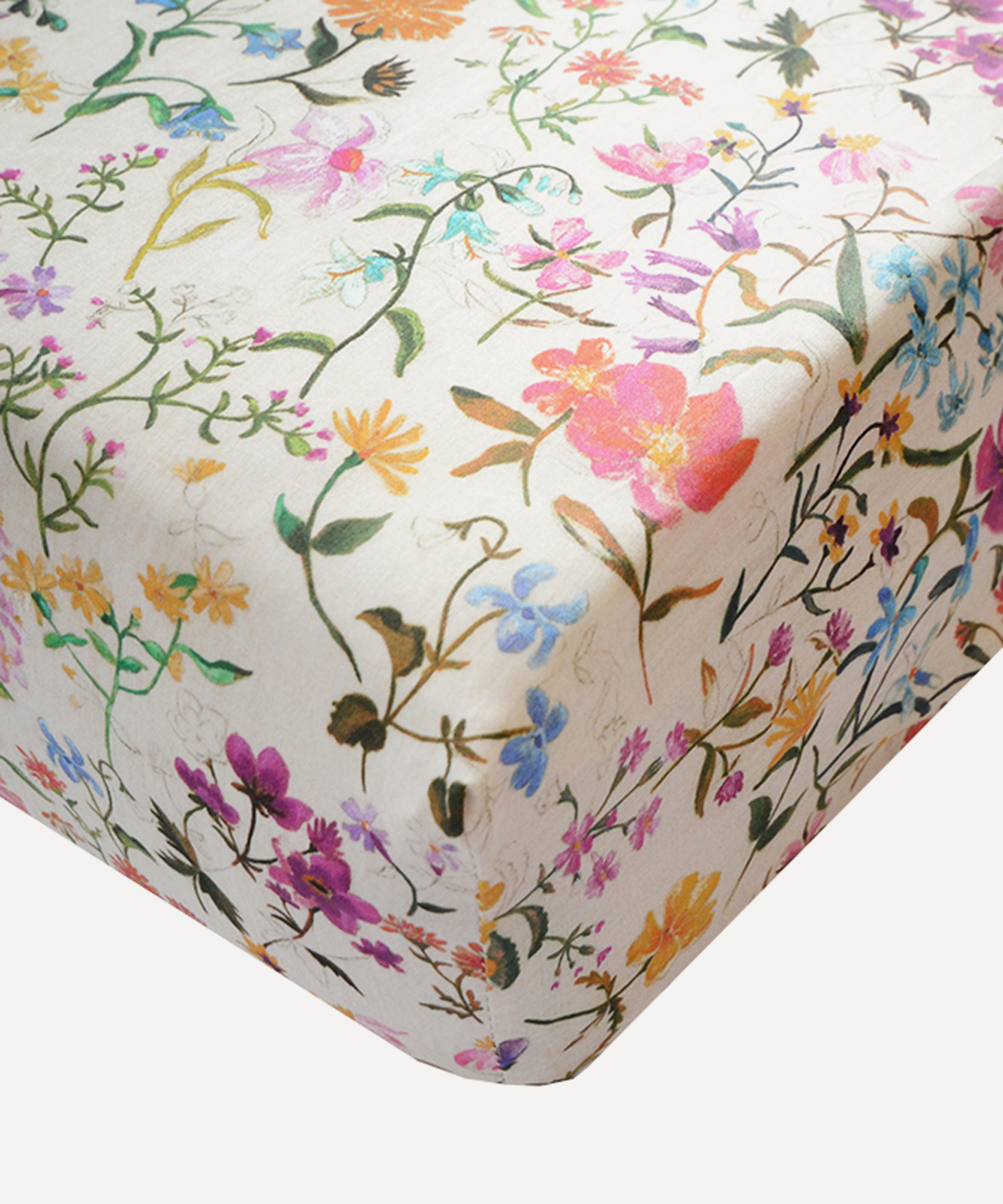 Coco & Wolf - Linen Garden Single Fitted Sheet image number 0