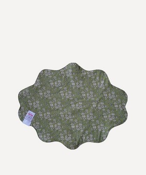 Coco & Wolf - Betsy Star and Capel Green Pink Wavy Edge Placemat image number 2