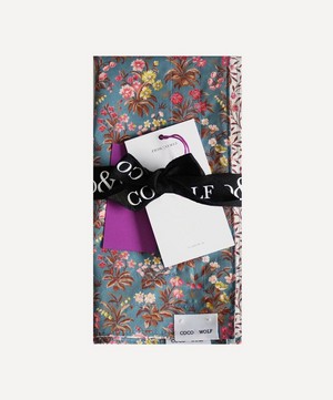 Coco & Wolf - Floral Fable and Myrtle Stitch Edge Napkins Set of Two image number 2