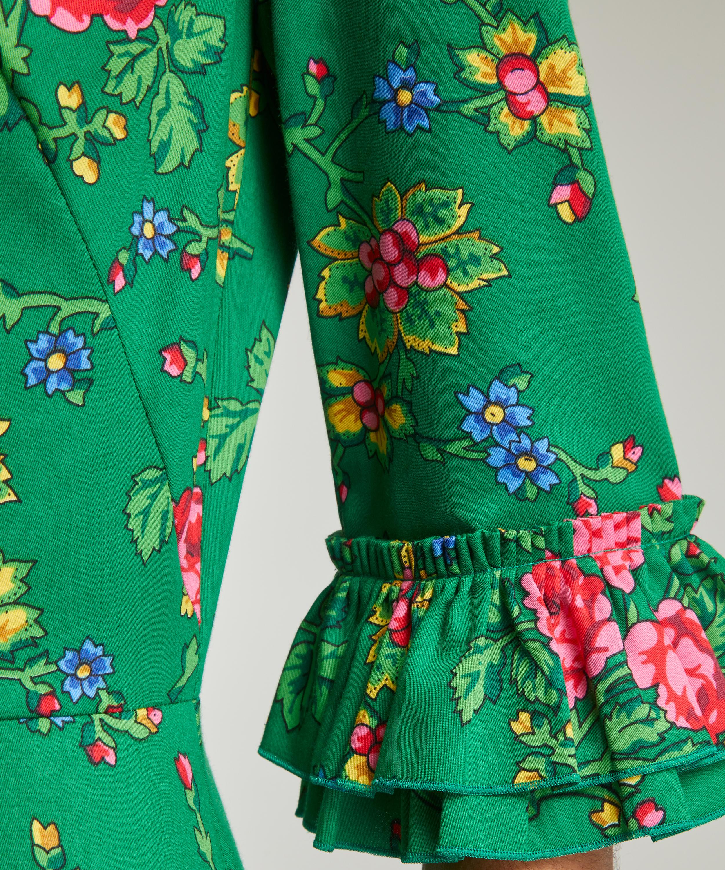 The Vampire's Wife - Wild Roses Cotton Dress image number 4