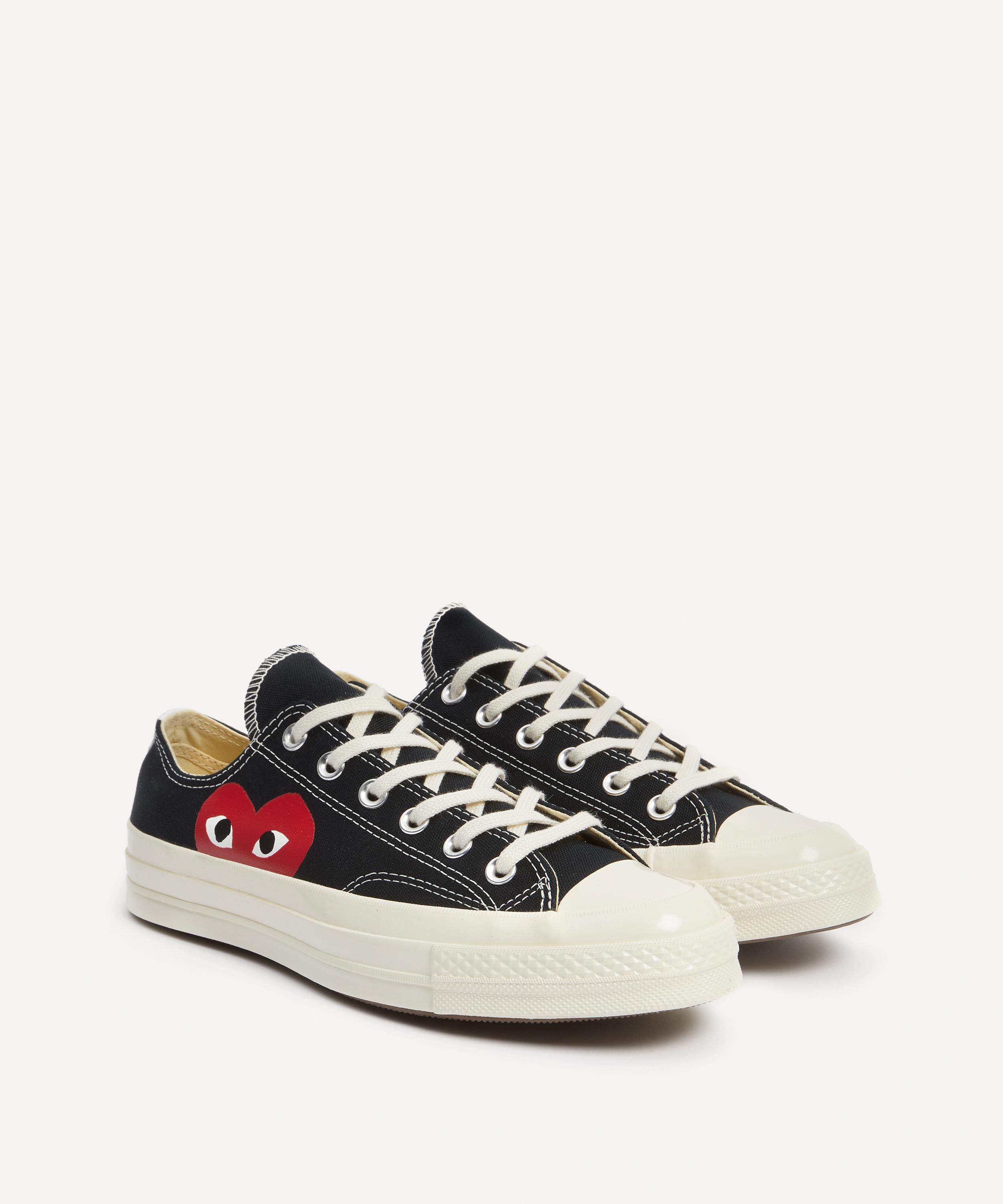 Comme des Garçons Play - x Converse 70s Canvas Low-Top Trainers