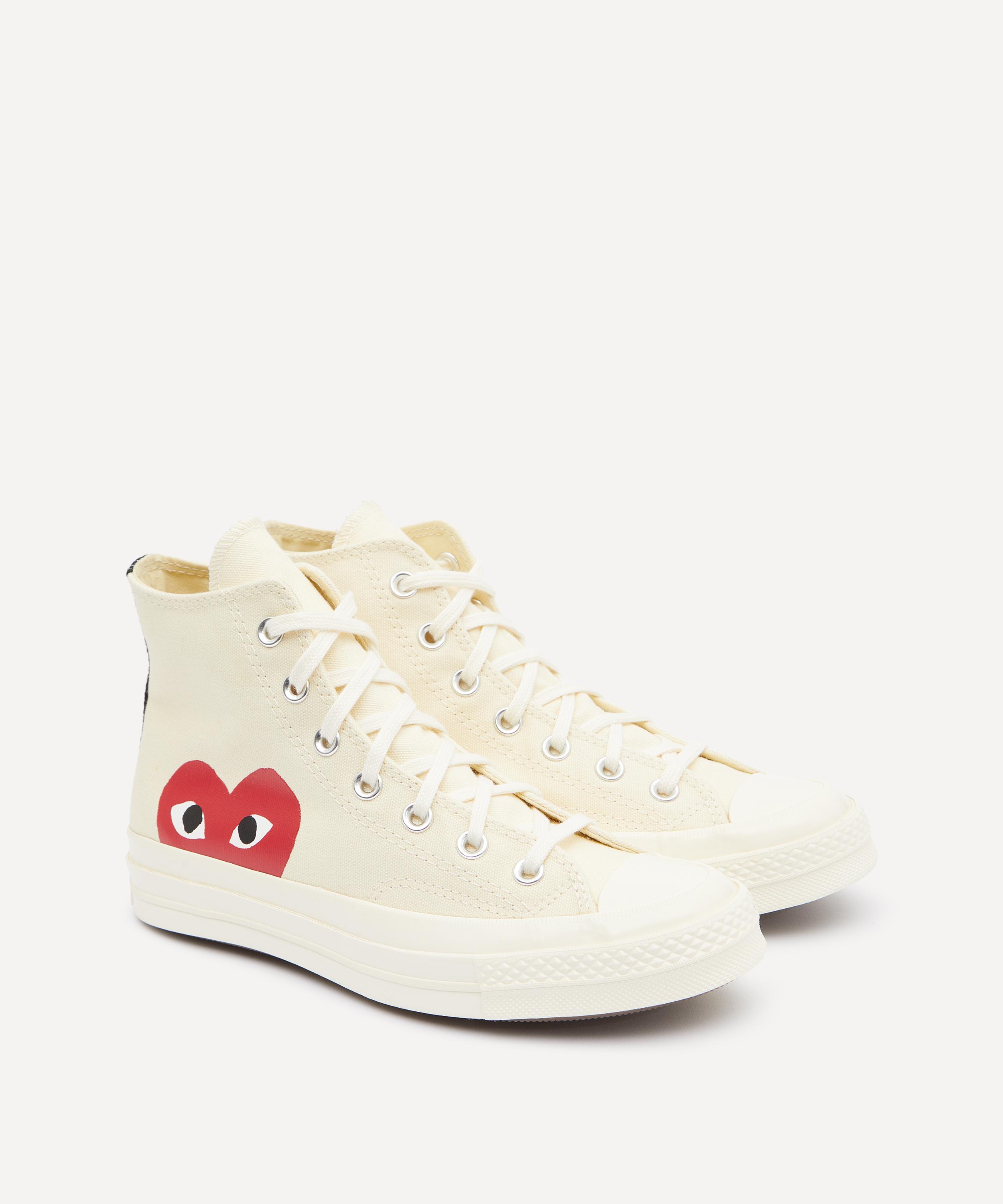 Comme des Garçons Play - x Converse 70s Hi-Top Canvas Trainers image number 0