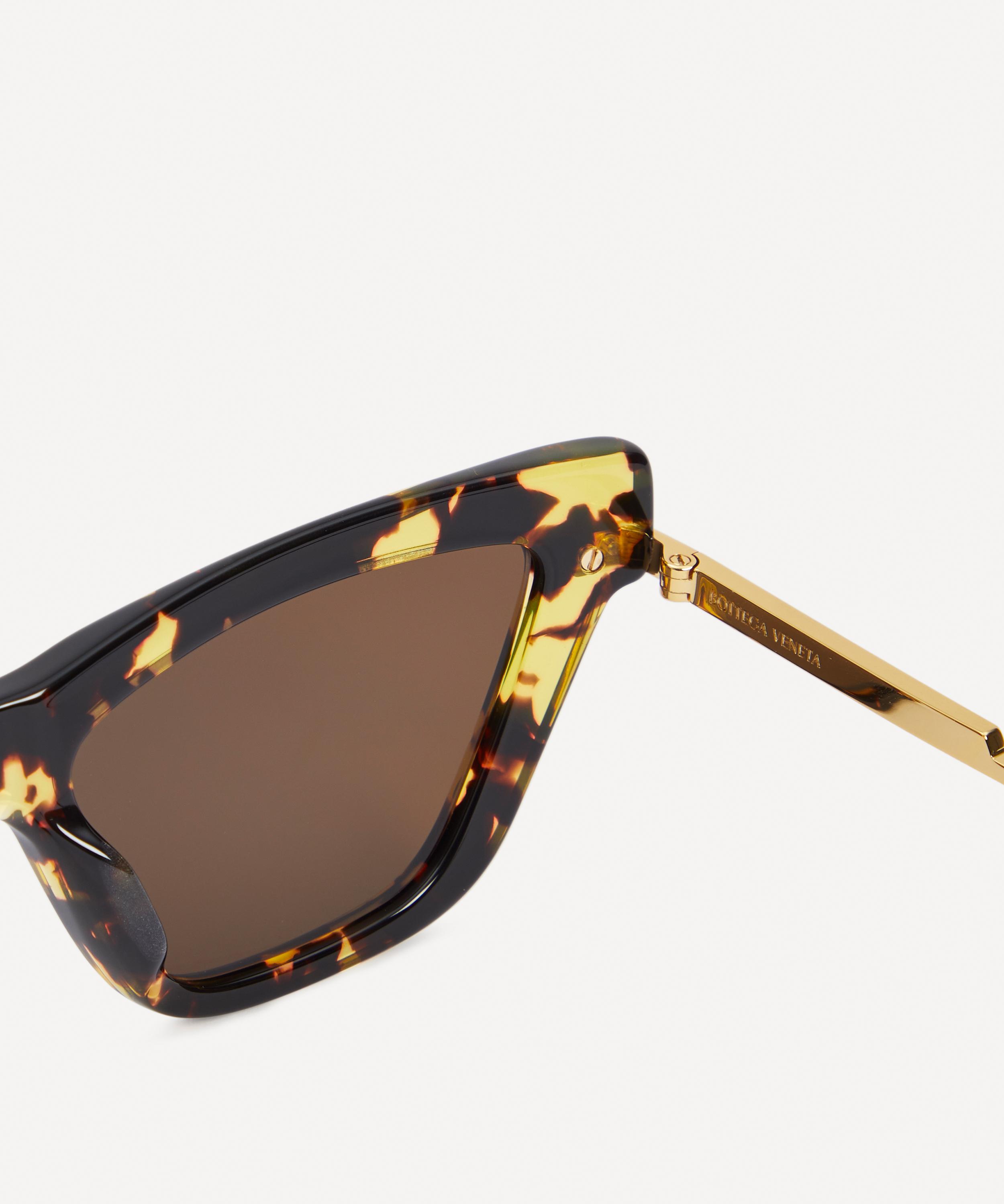 Bottega Veneta - Acetate and Metal Cat-Eye Sunglasses image number 3