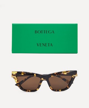 Bottega Veneta - Acetate and Metal Cat-Eye Sunglasses image number 4