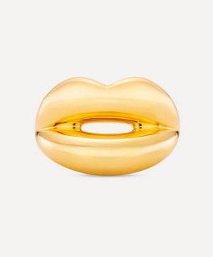 Solange Azagury-Partridge - 18ct Gold Plated Vermeil Silver Hotlips Ring image number 0