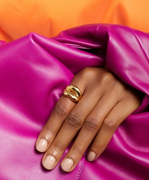 Solange Azagury-Partridge - 18ct Gold Plated Vermeil Silver Hotlips Ring image number 1
