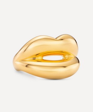 Solange Azagury-Partridge - 18ct Gold Plated Vermeil Silver Hotlips Ring image number 2