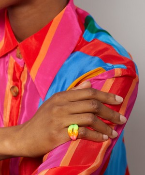 Solange Azagury-Partridge - Neon Rainbow Hotlips Ring image number 1