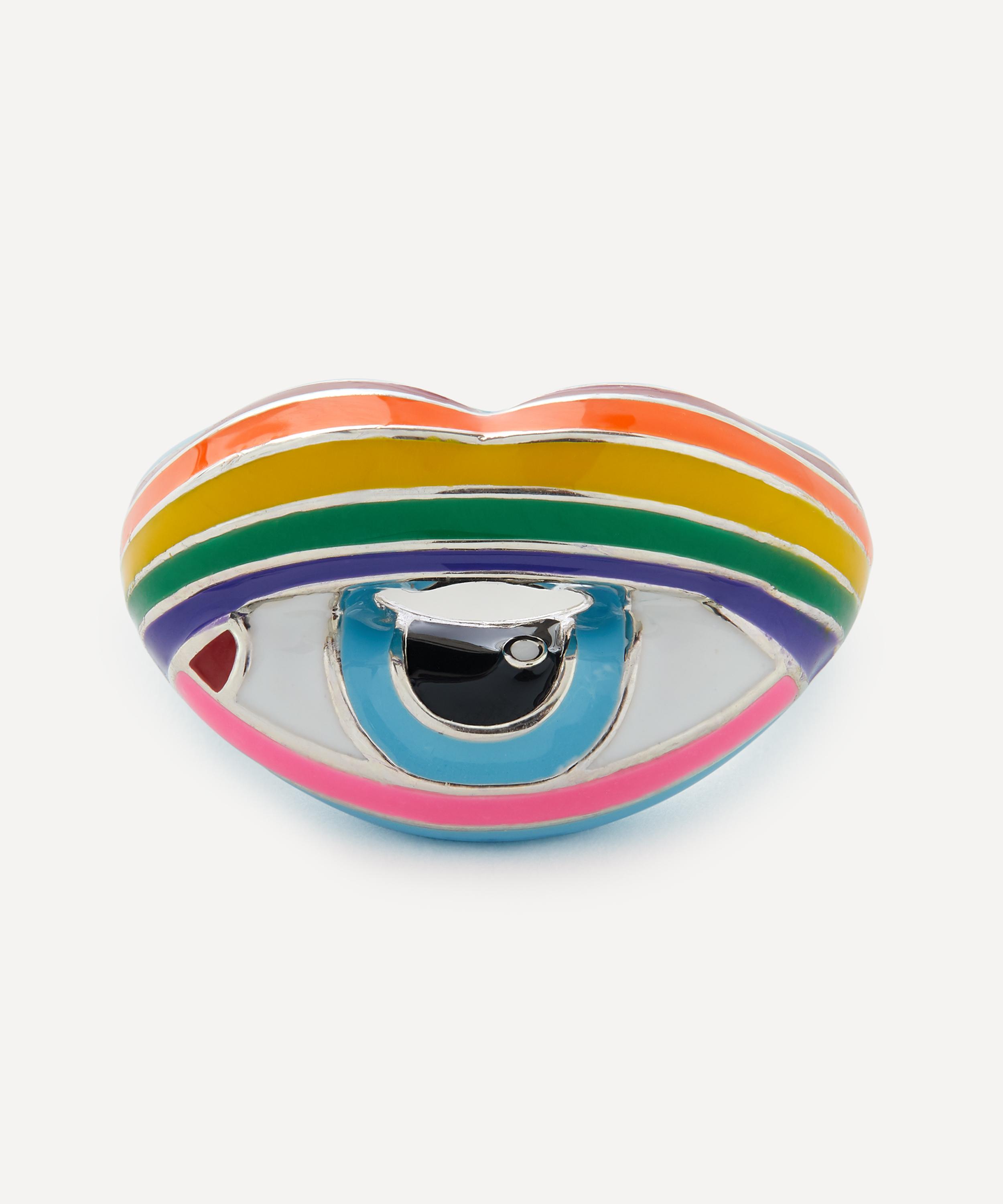 Solange Azagury-Partridge - Trompe L'Oeil Hotlips Ring image number 0
