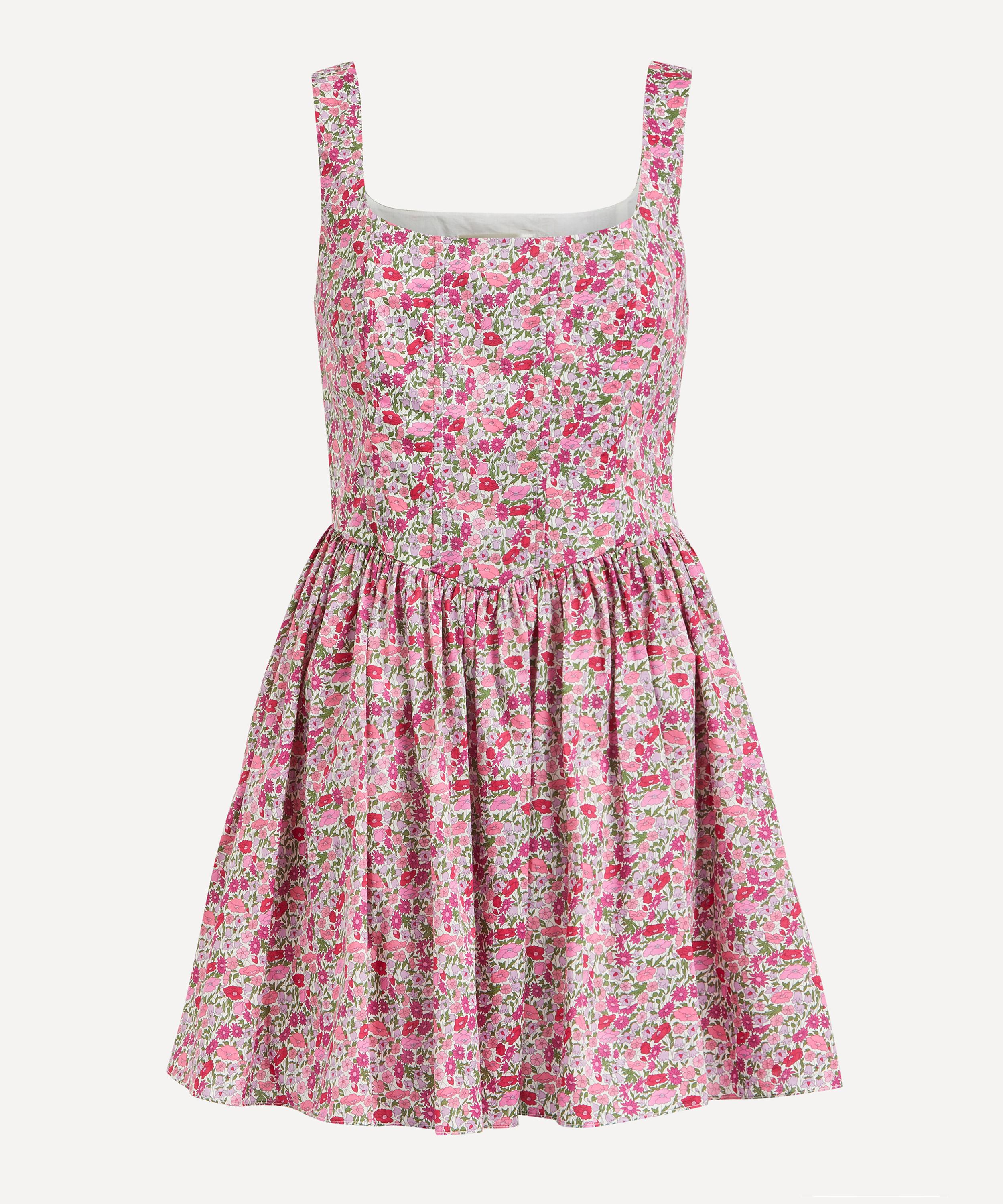 LoveShackFancy - Liberty Print Zane Mini-Dress image number 0