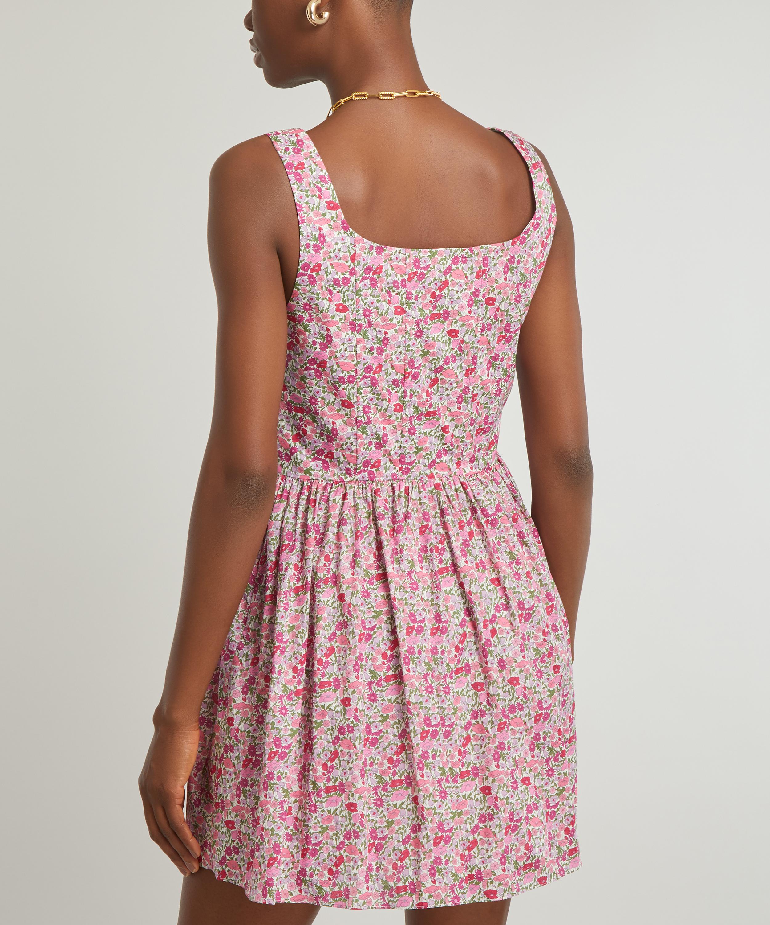 LoveShackFancy - Liberty Print Zane Mini-Dress image number 3
