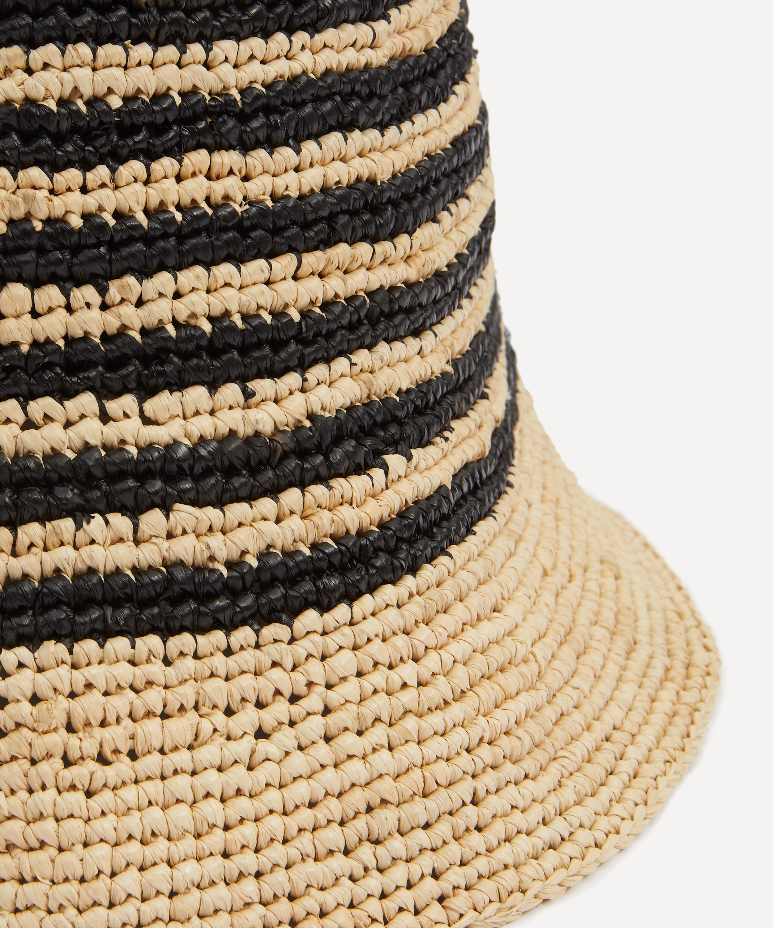 Maison N.H. Paris Stella Striped Raffia Hat | Liberty