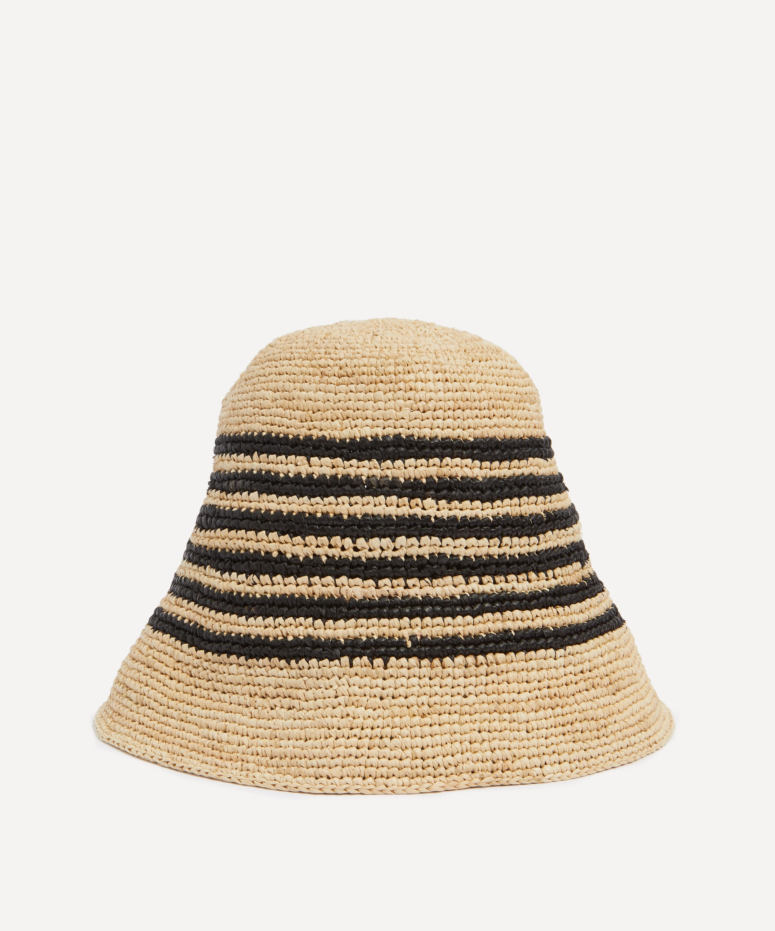 Maison N.H. Paris Stella Striped Raffia Hat | Liberty