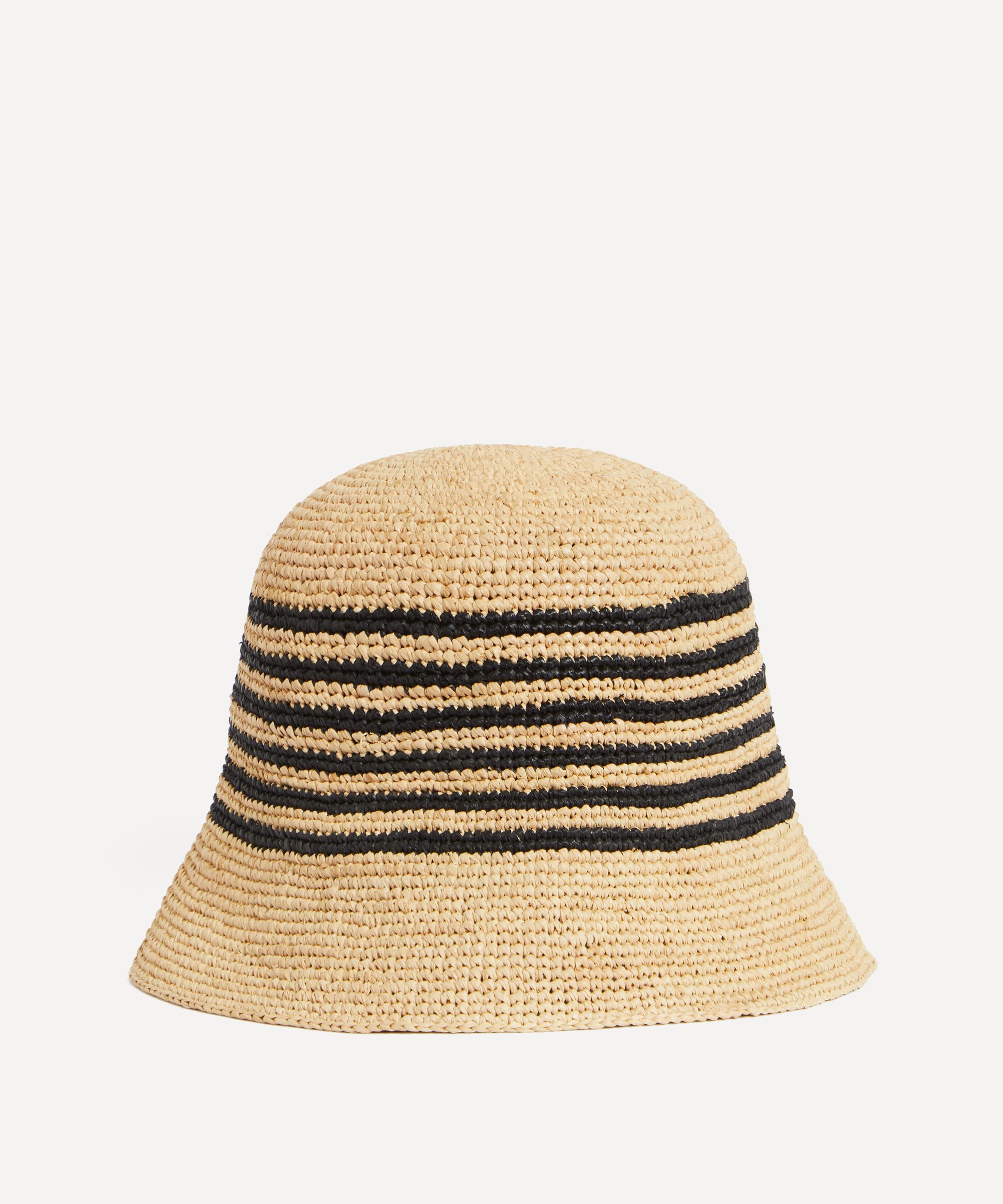 Maison N.H. Paris - Stella Striped Raffia Hat
