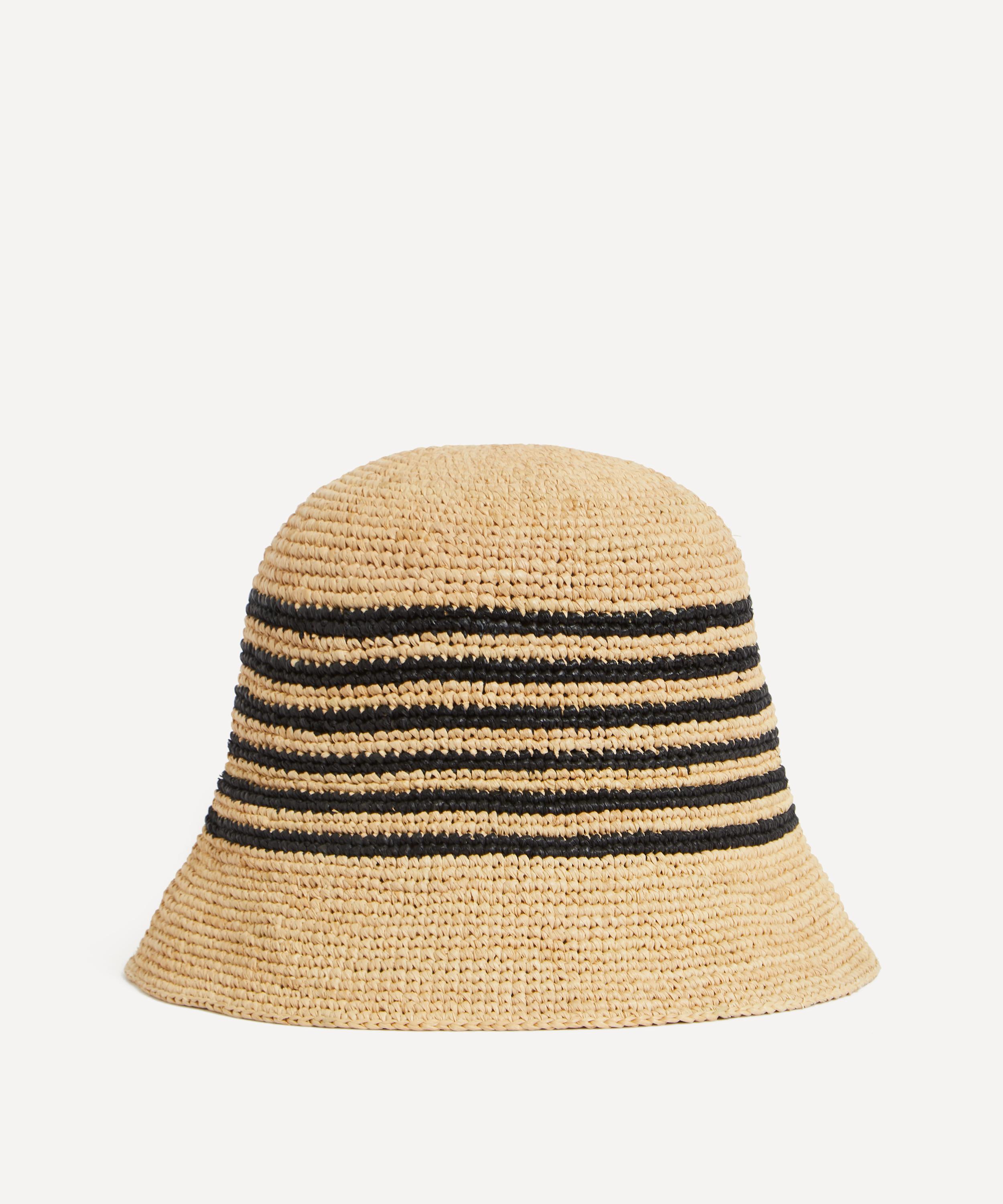 Maison N.H. Paris - Stella Striped Raffia Hat image number 1