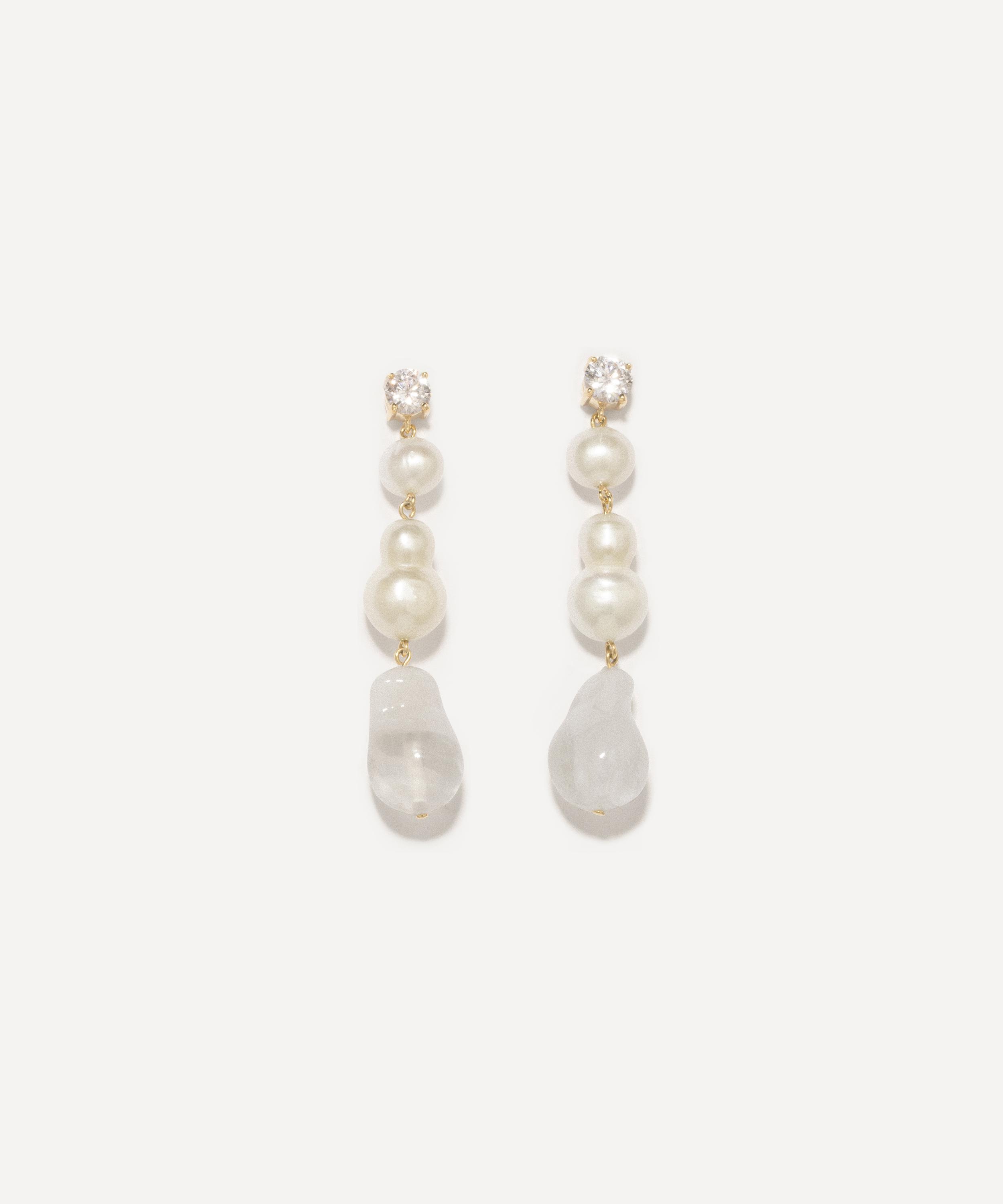 Completedworks - 14ct Gold-Plated Vermeil Trying to Catch Up with a Piece of Time Earrings