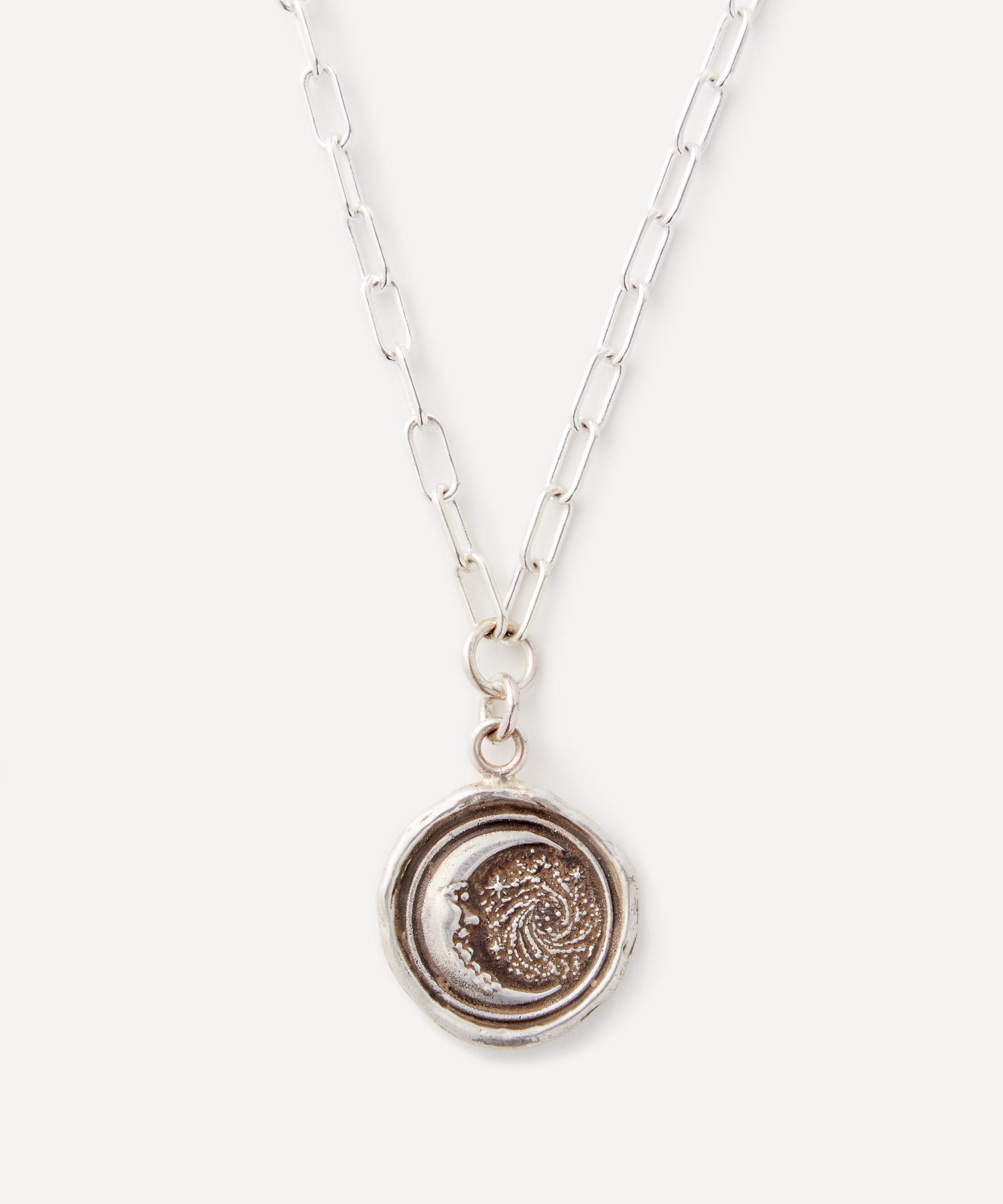 Pyrrha - Sterling Silver Trust The Universe Pendant Necklace image number 2