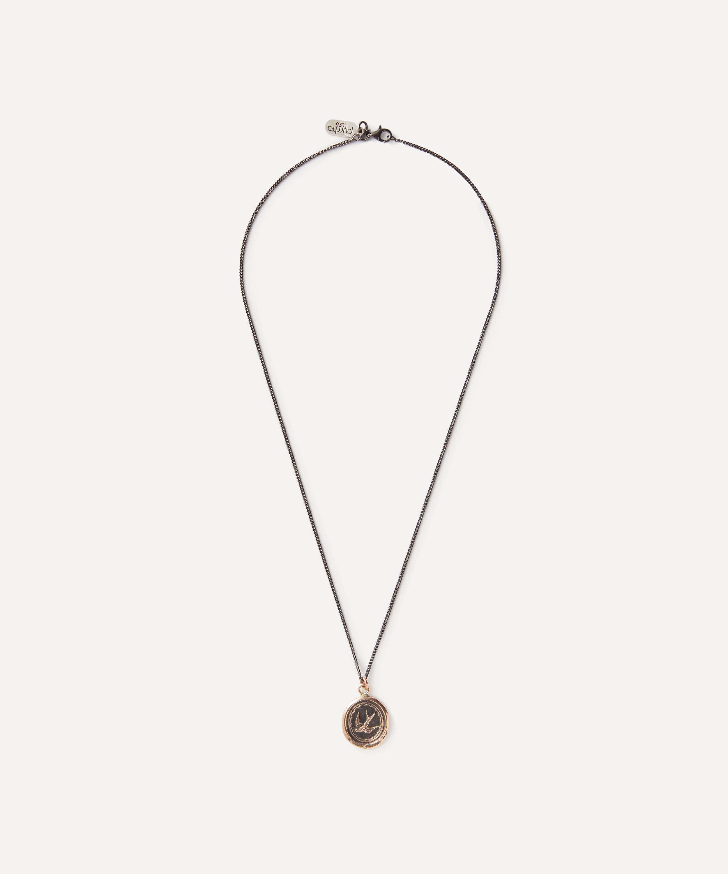 Pyrrha - Bronze Free Spirited Pendant Necklace image number 0