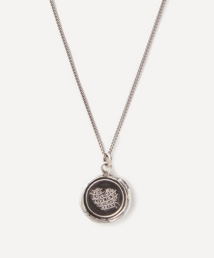 Pyrrha - Sterling Silver You Live In My Heart Pendant Necklace image number 1