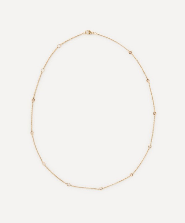 Roxanne First - 14ct Gold Diamond Dot Necklace image number null