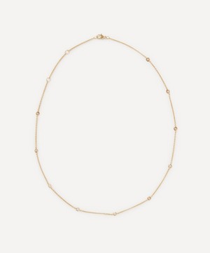 Roxanne First - 14ct Gold Diamond Dot Necklace image number 0