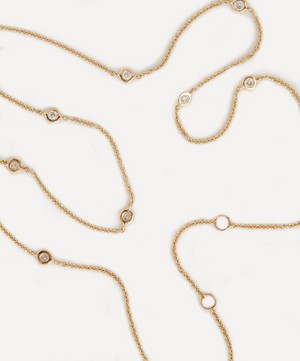Roxanne First - 14ct Gold Diamond Dot Necklace image number 1